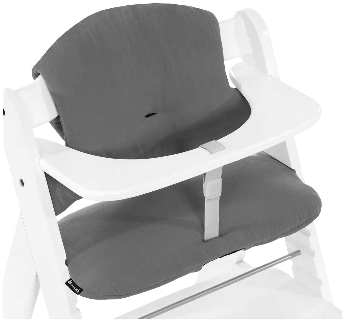 Hauck pehmustesetti syöttötuoliin Highchair Pad tummanharmaa - 2