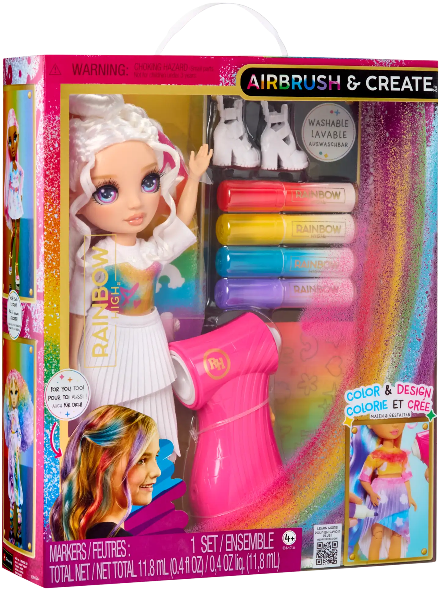 Rainbow muotinukke High Air Brush - 3