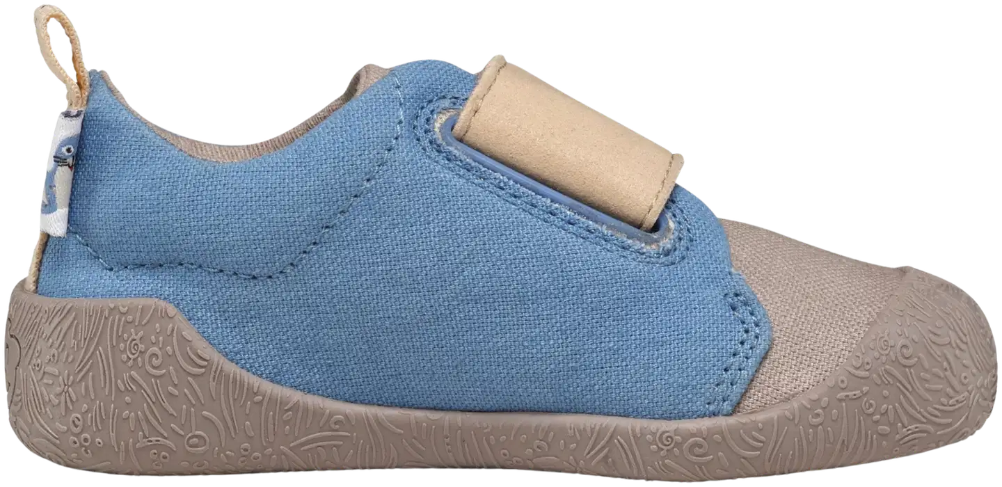 Affenzahn pienten lasten paljasjalkakenkä Prewalker Cotton Smally - Blue - 7