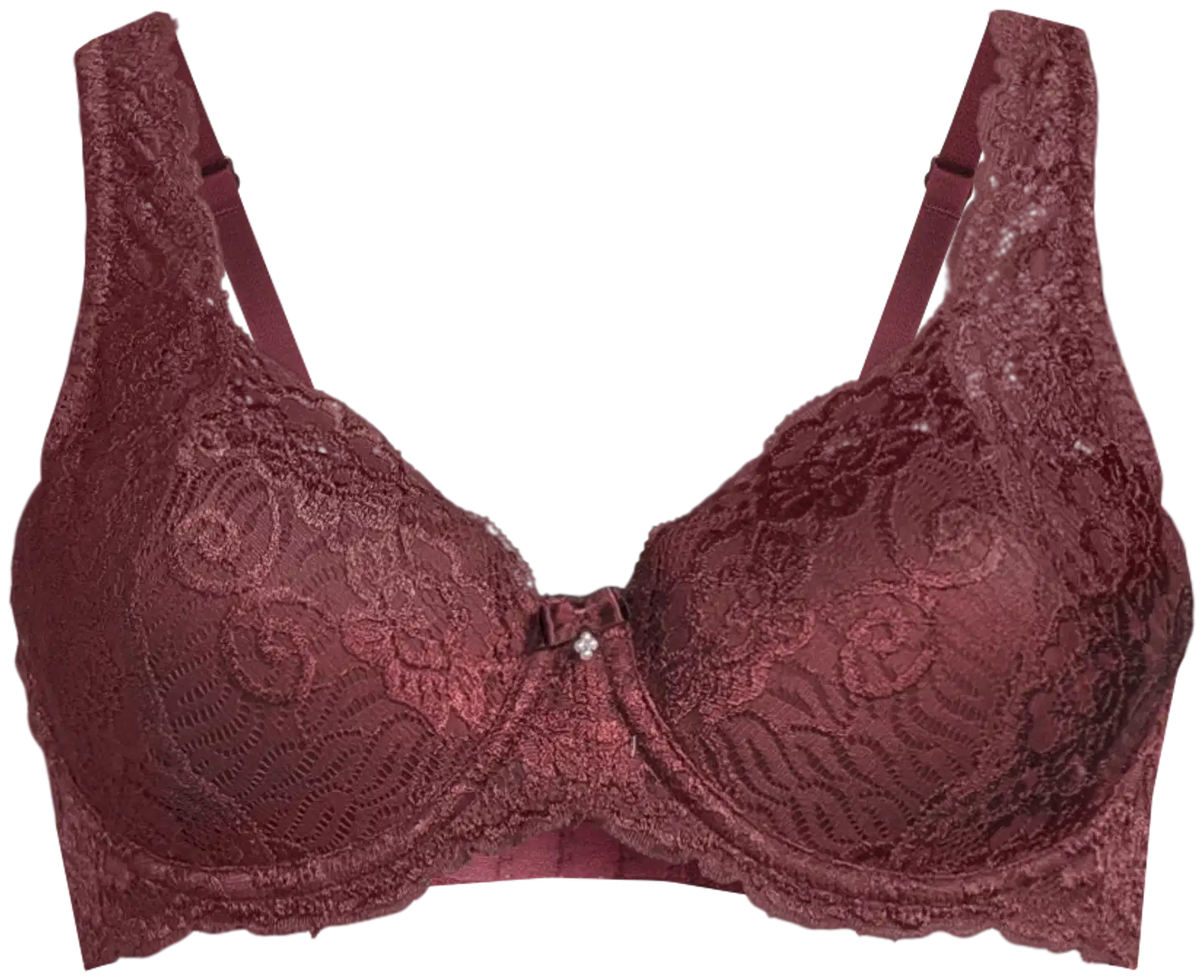 Actuelle naisten topatut kaariliivit Anna 211A332611 - Burgundy - 2