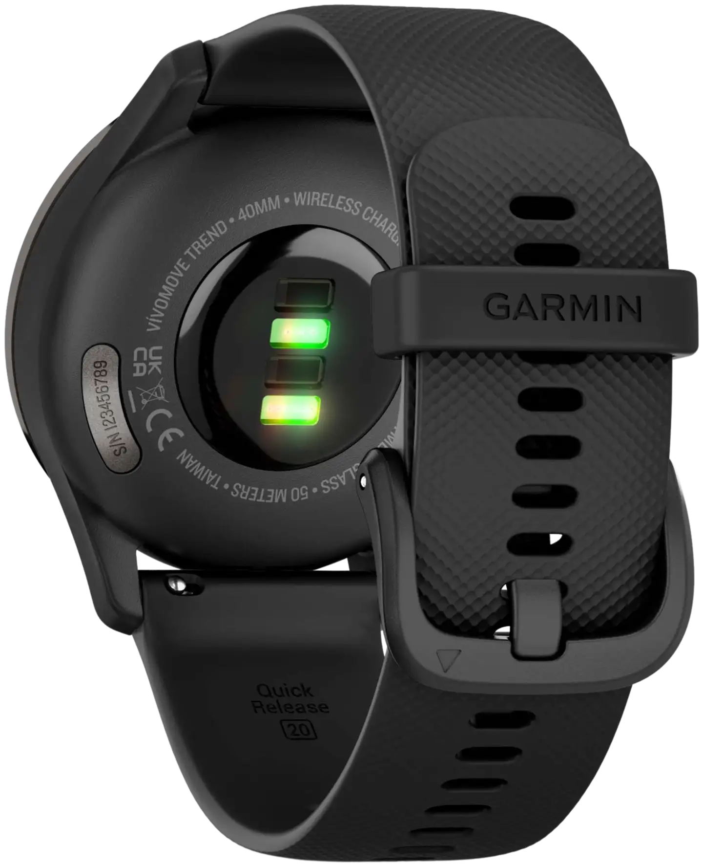 Garmin Vivomove Trend musta hybridiälykello - 6