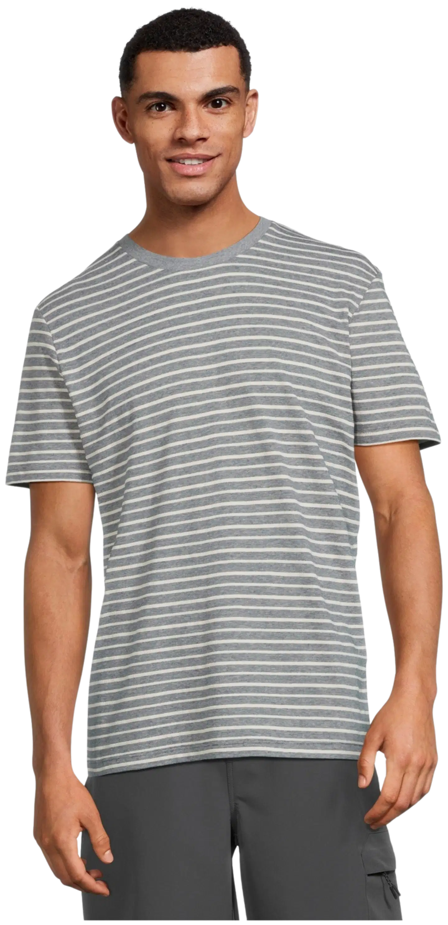 TEX miesten raidallinen t-paita I275381 - BLUE DARK - 1