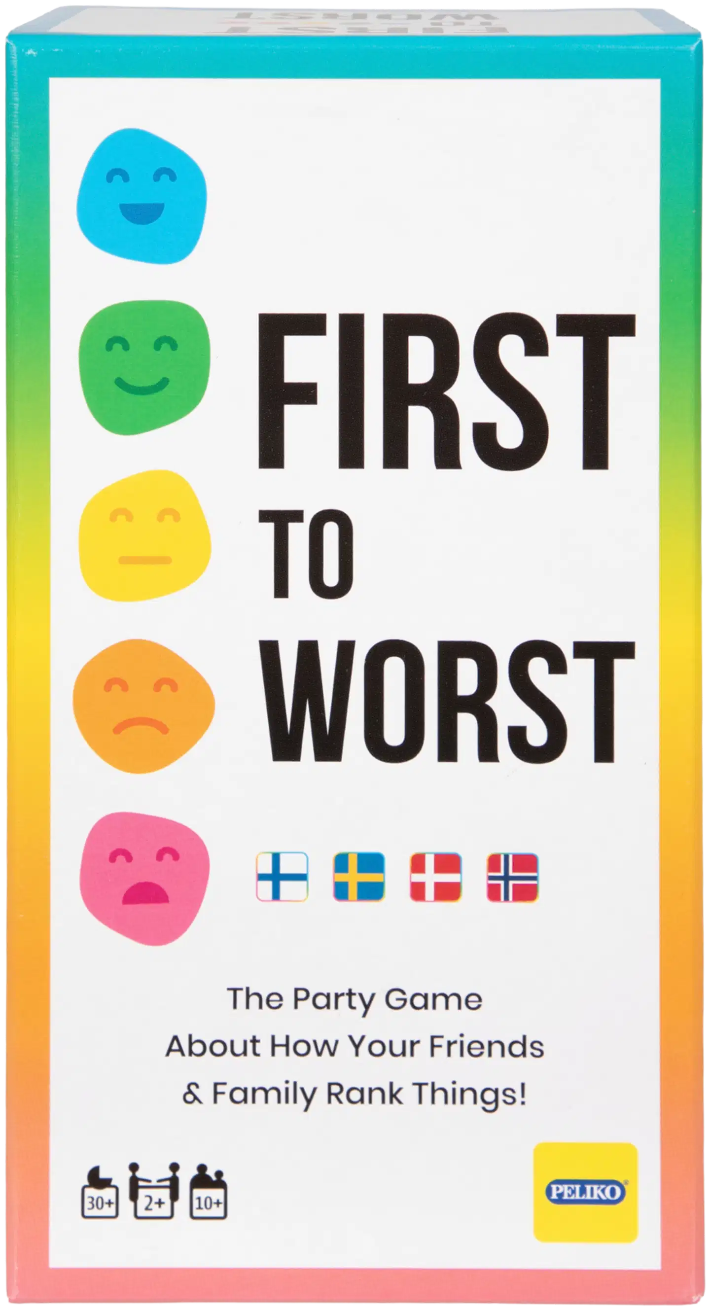 Peliko lautapeli First To Worst - 2