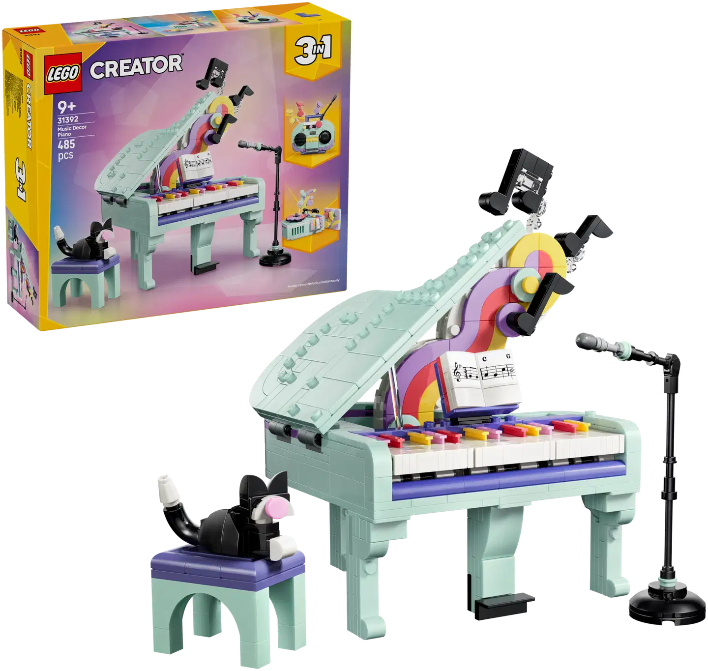 LEGO® Creator 31392 Koristepiano ja kissa - 1