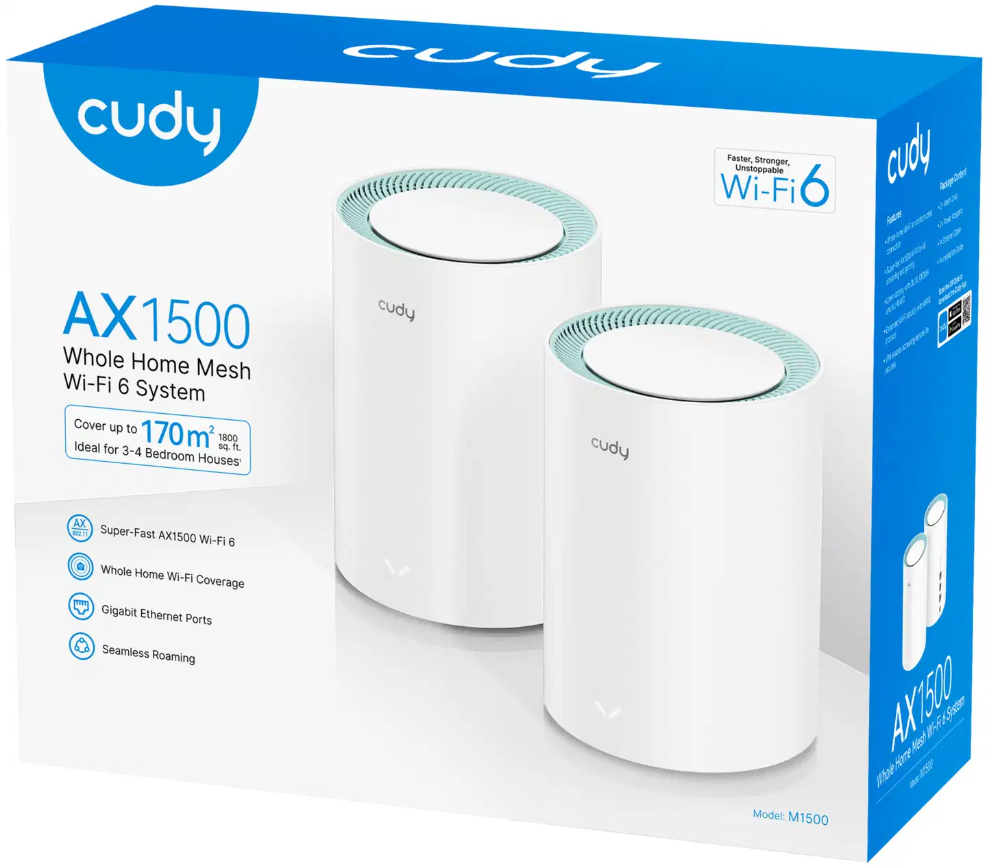 Cudy Mesh-järjestelmä M1500(2-Pack) - 3