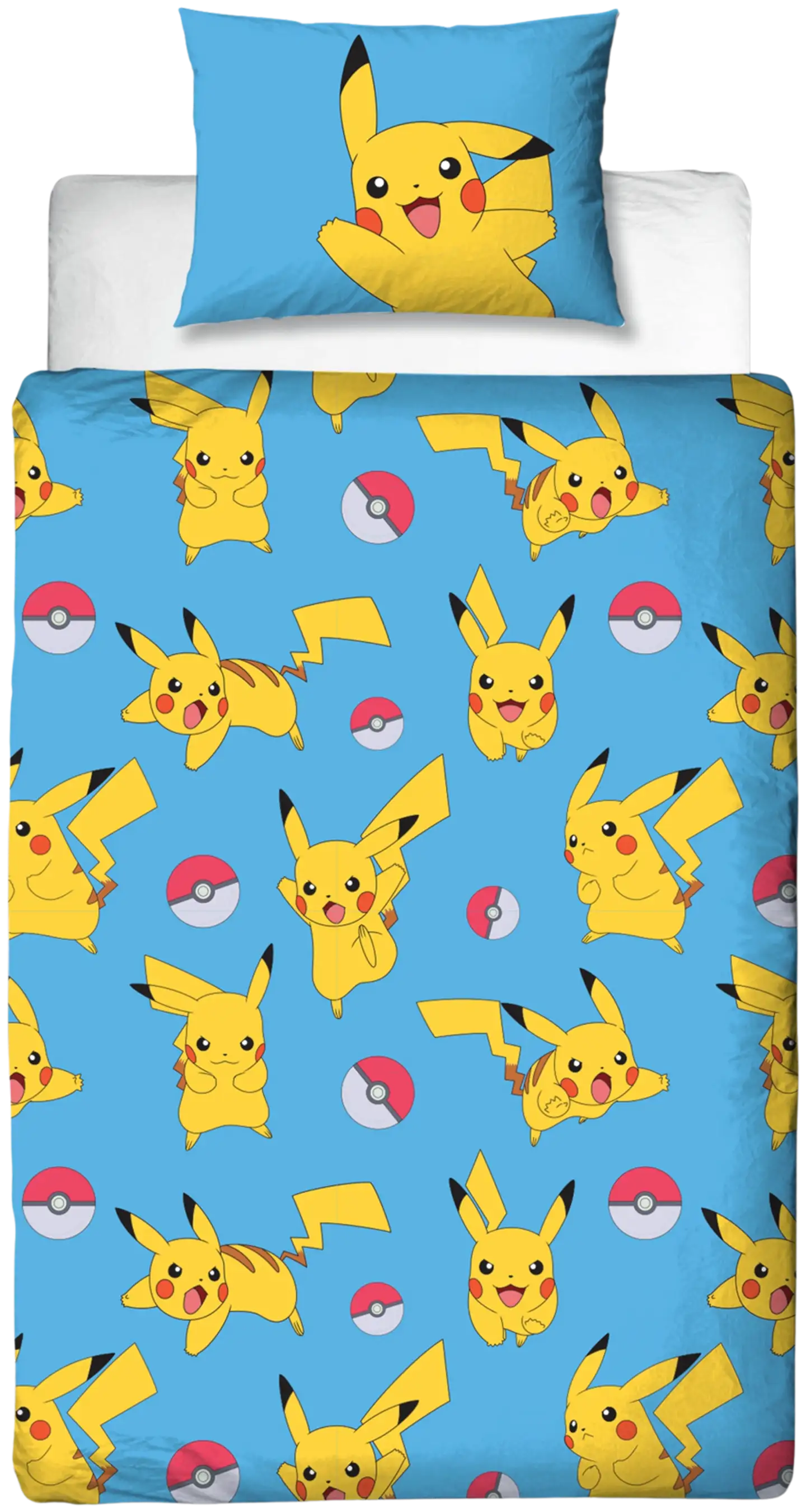Pokemon lasten pussilakanasetti 150x210+50x60 cm monivärinen - 2