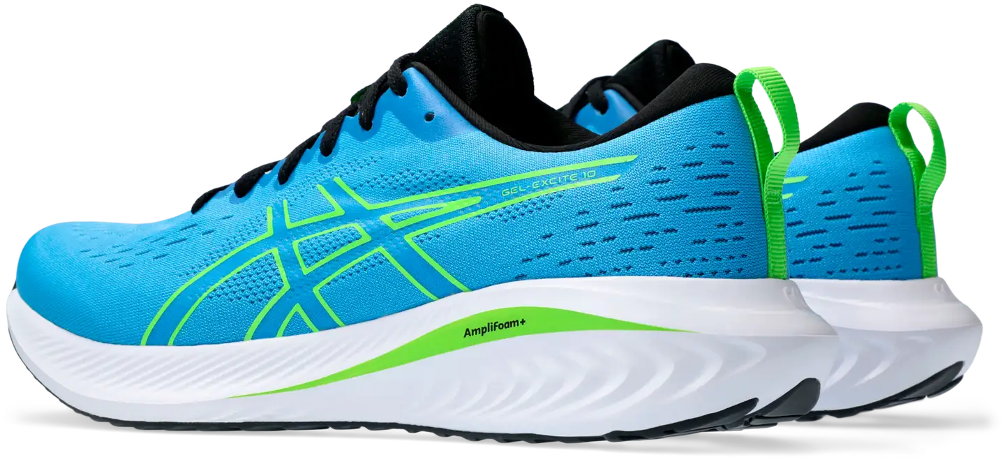 Asics miesten juoksujalkine Gel-Excite 10 - WATERSCAPE/ELECTRIC LIME - 5