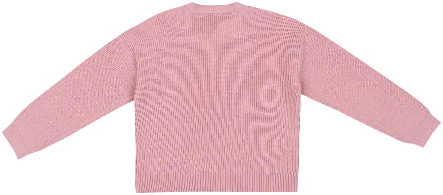 TEX lasten neuletakki I993851 - PINK LIGHT 2 - 2