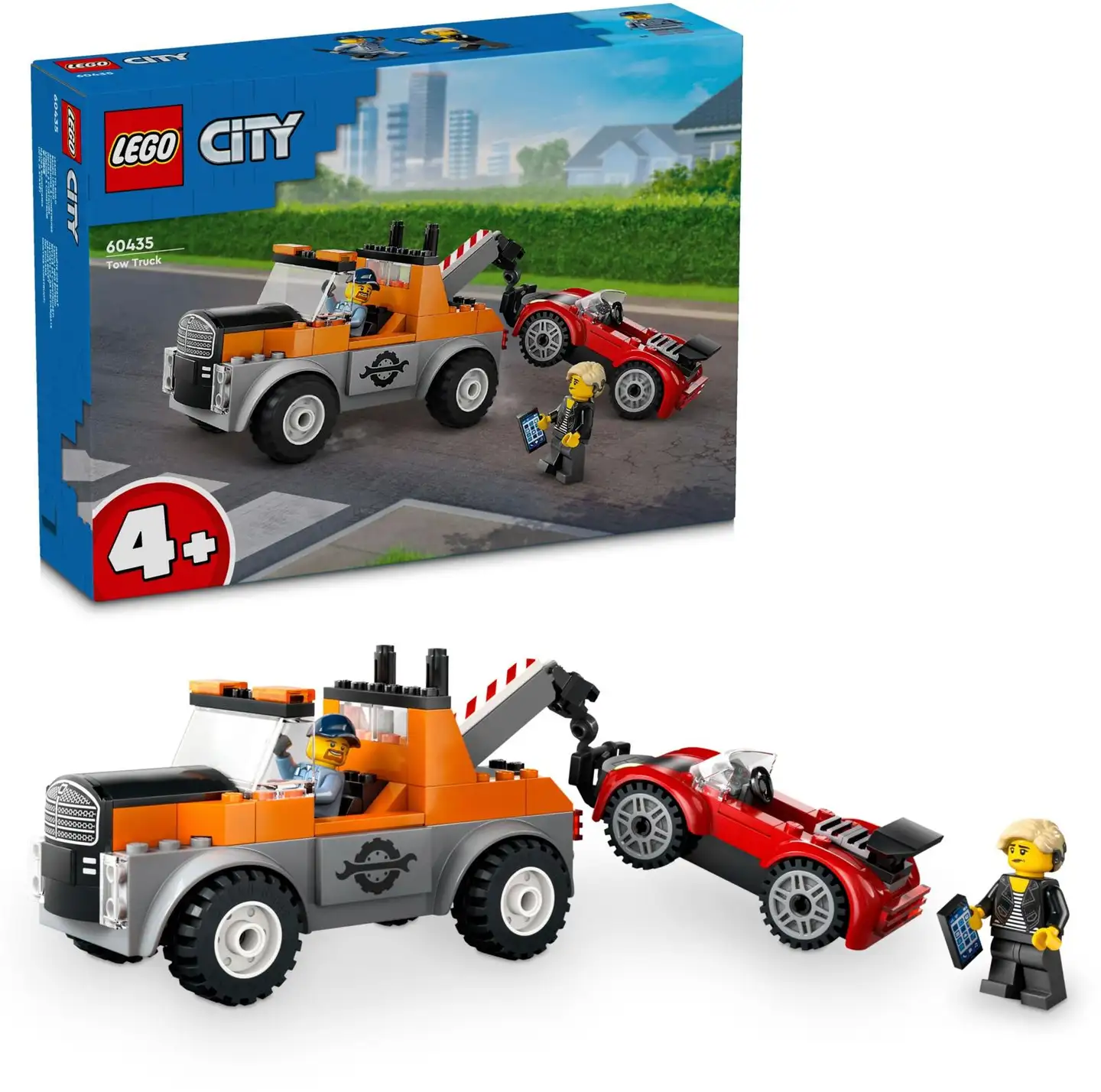 LEGO City Great Vehicles 60435 Hinausauto ja urheiluautokorjaamo - 2