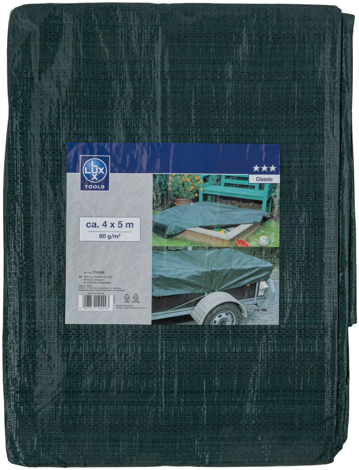 Lux kevytpeite 4 x 5 m vihreä - 2