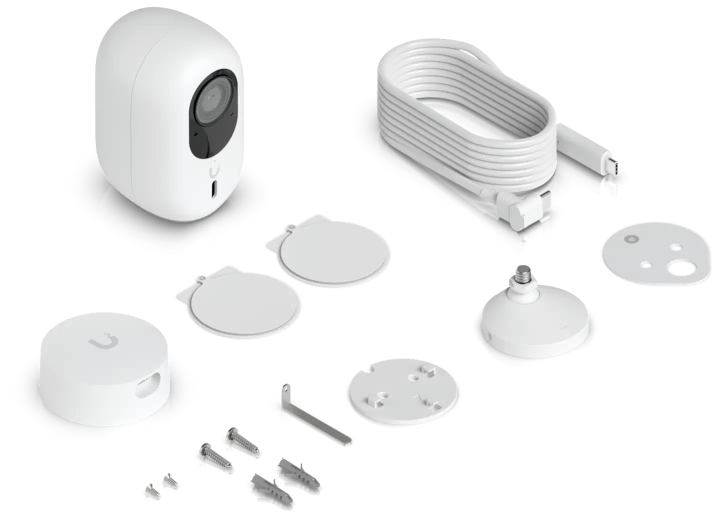 Ubiquiti sääsuojattu 4K WiFi -valvontakamera laajakulmalla UVC-G6-INS-W valkoinen - 8