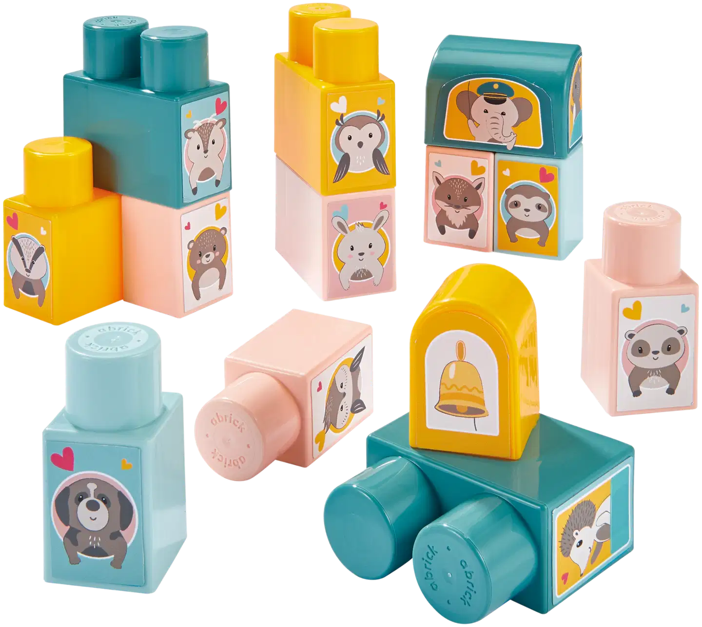 Ecoiffier - BB Abrick - Eläinjuna - 3