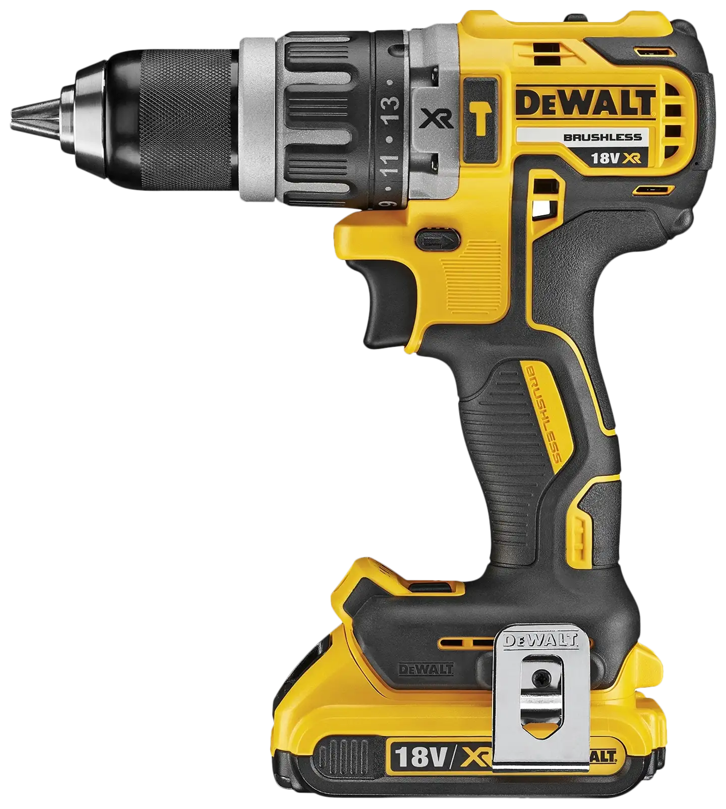 DeWalt DCD796D2-QW iskuporakone kahdella akulla 18V 2x2Ah XR