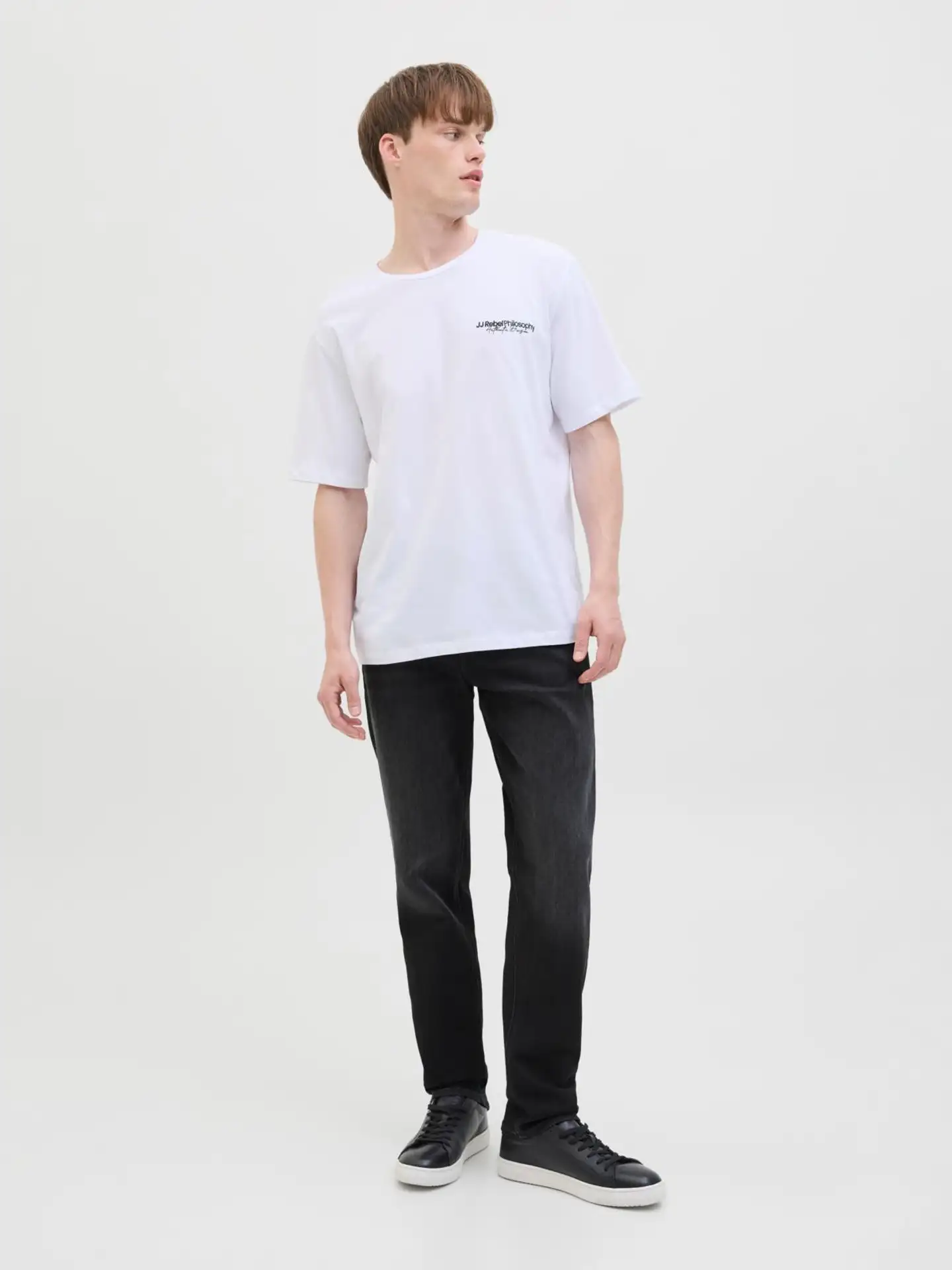 JJ Rebel miesten farkut JREBADAM - black denim - 4