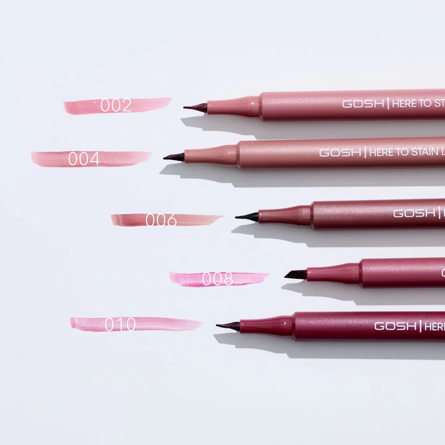 Gosh Here To Stain Lip Pen - Mocha Stain huulikynä 1ml - Coffee Stain - 6