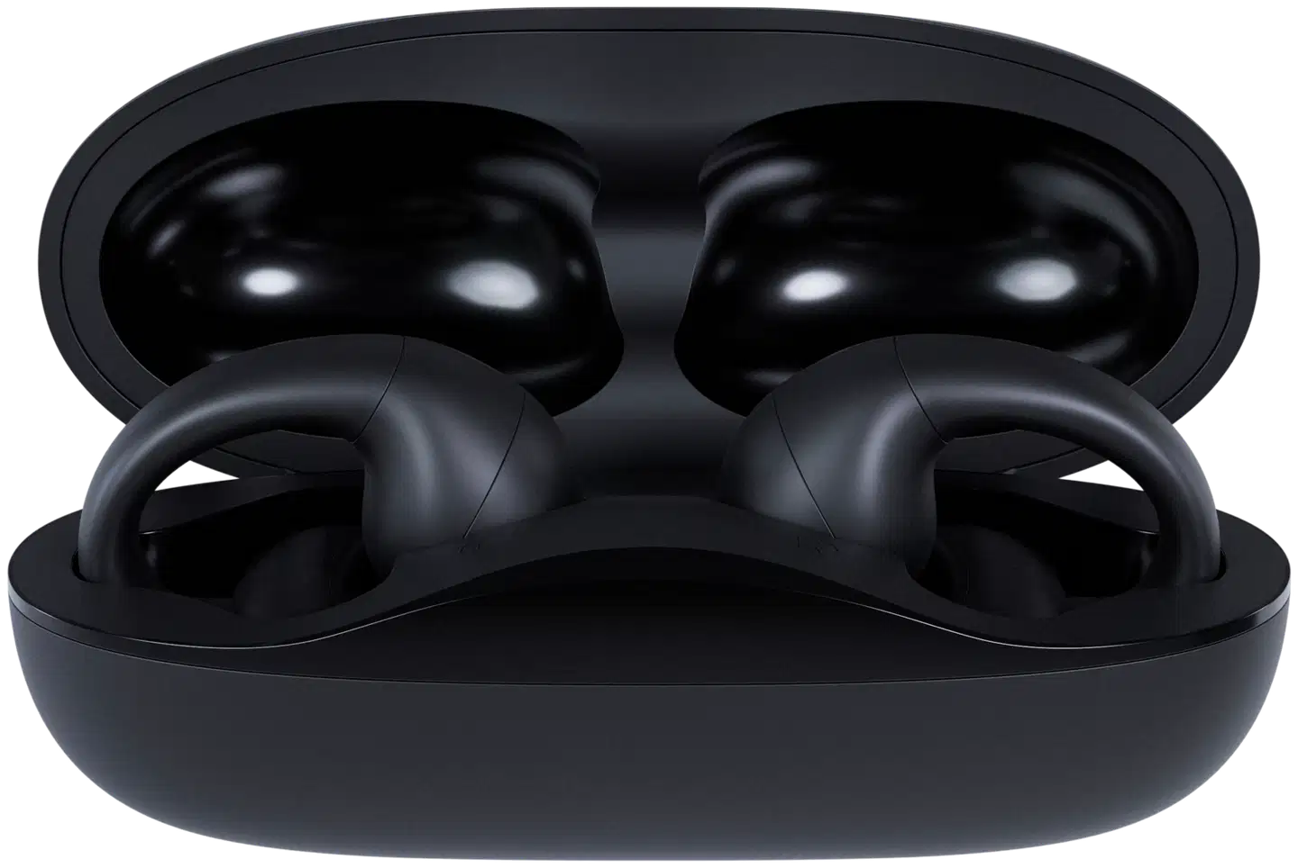 Happy Plugs langattomat avoimet nappikuulokkeet Clip, musta - 2