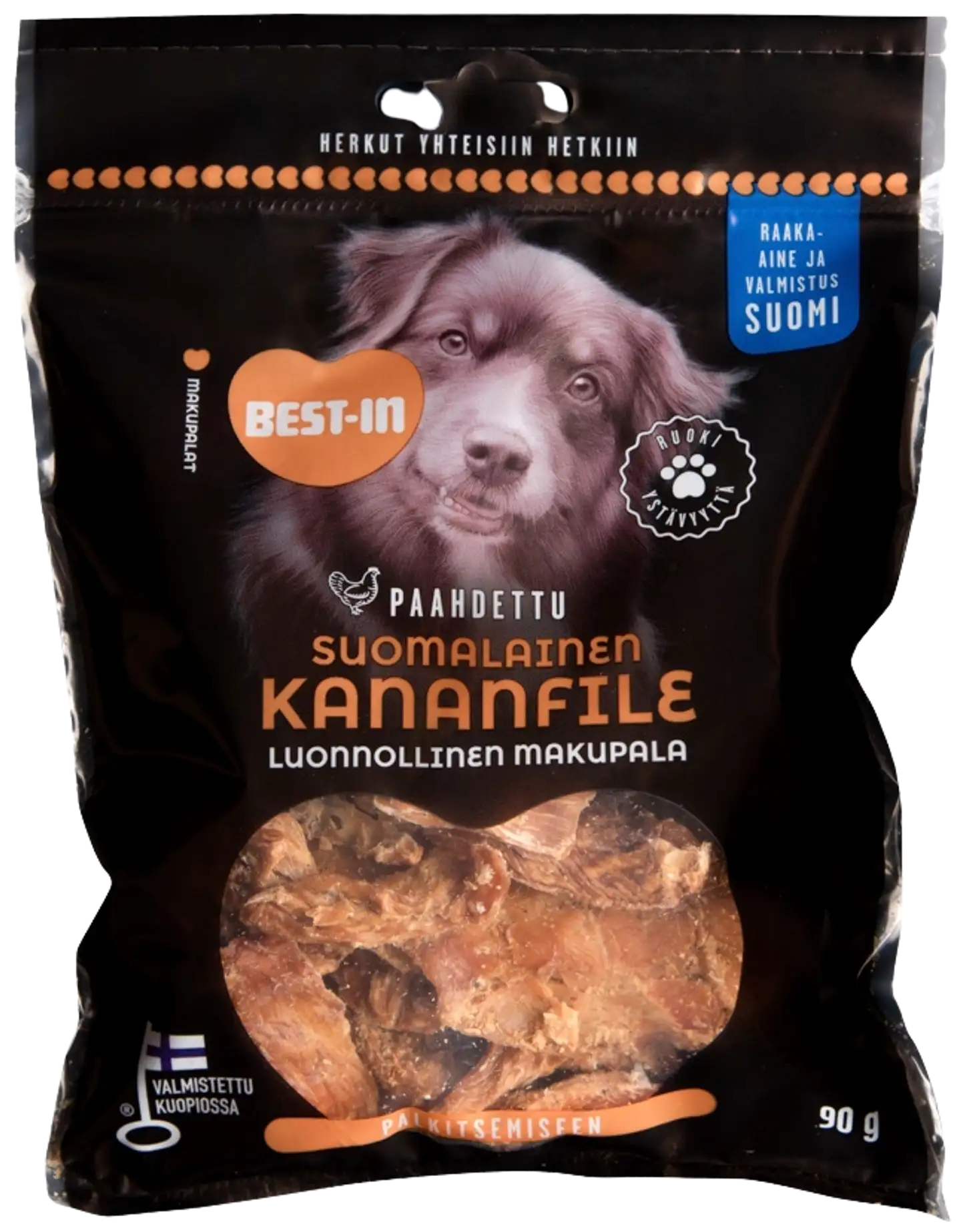 Best-In Suomalainen Kananfile Koiran Makupala 90g - 1