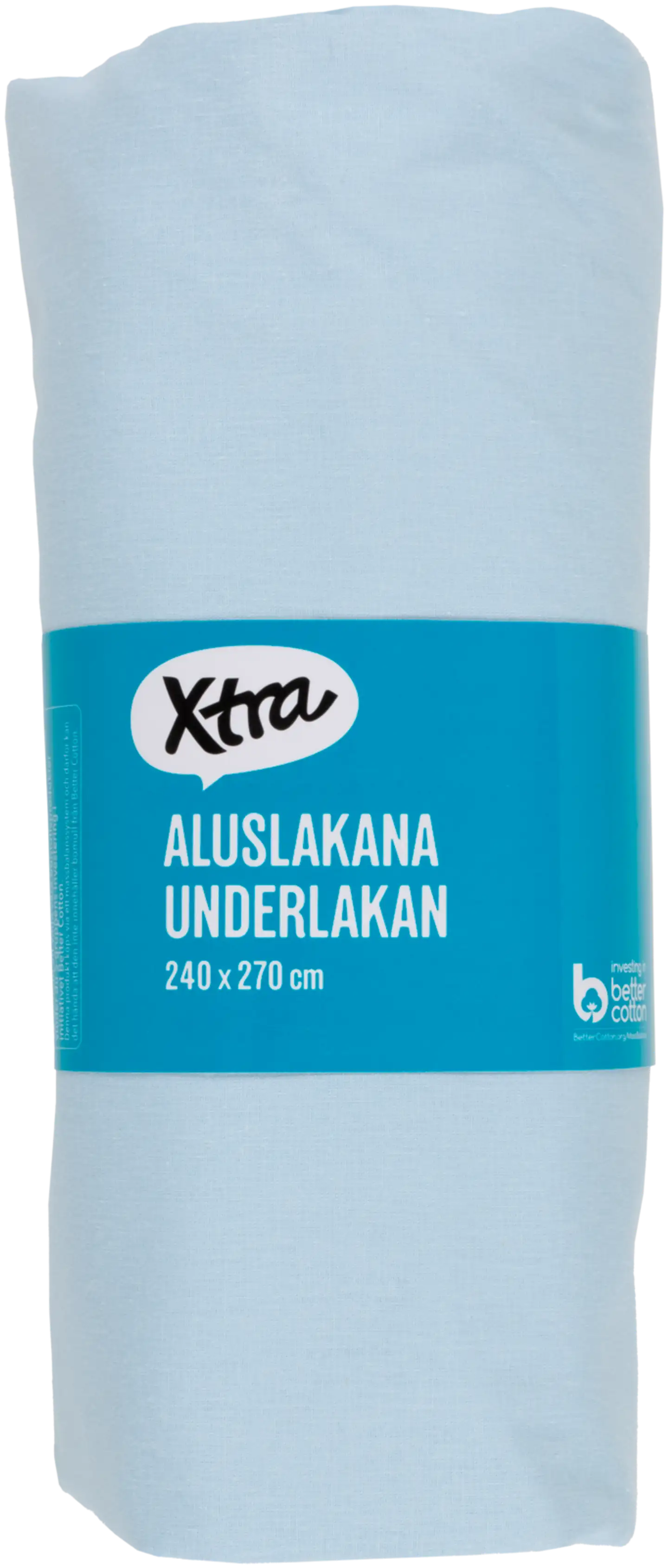 Xtra aluslakana Uni 240 x 270 cm vaaleansininen