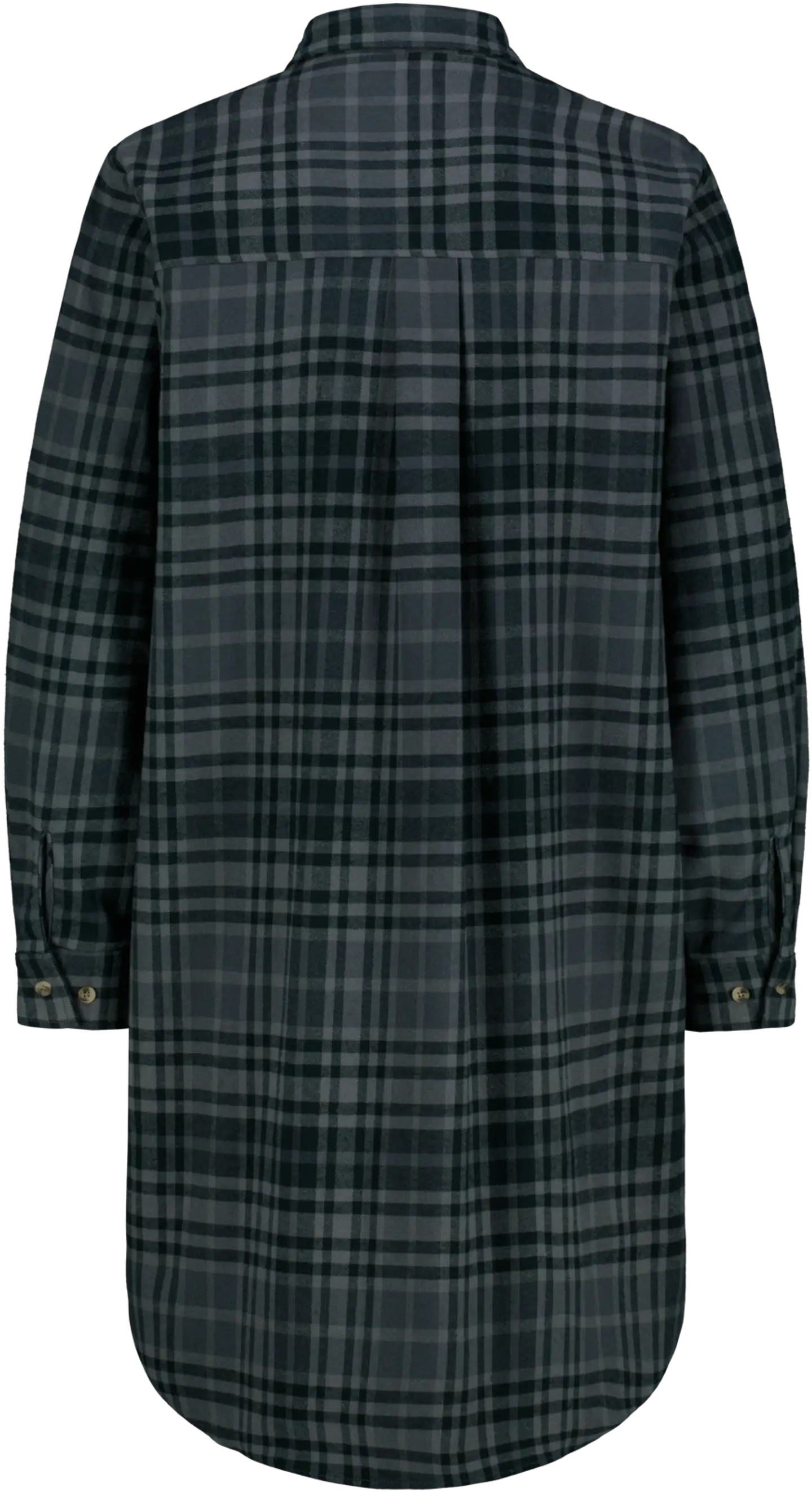 Reino&Aino naisten flanellitunika - grey check - 2