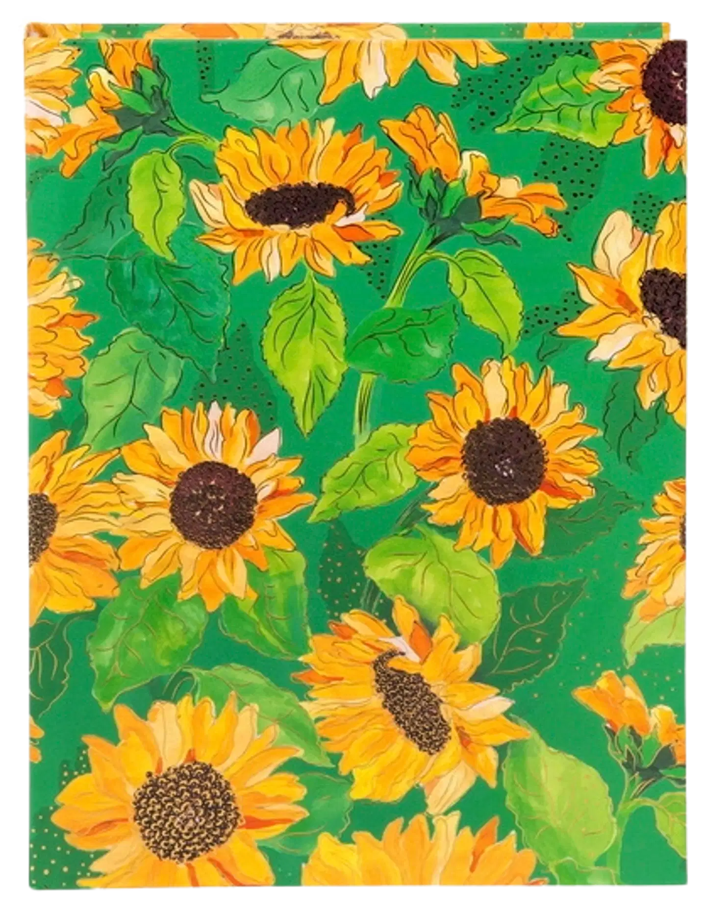 Goldbuch sunflower vihreä muistikirja A5/200 - 1