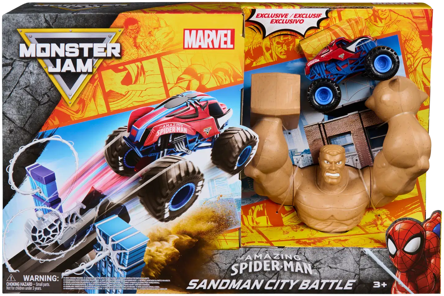Monster Jam 1:64 Marvel Spiderman Setti - 1