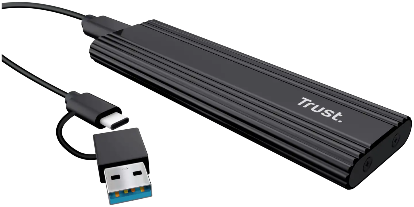 Trust M.2 SSD ulkoinen kotelo USB-C - 1