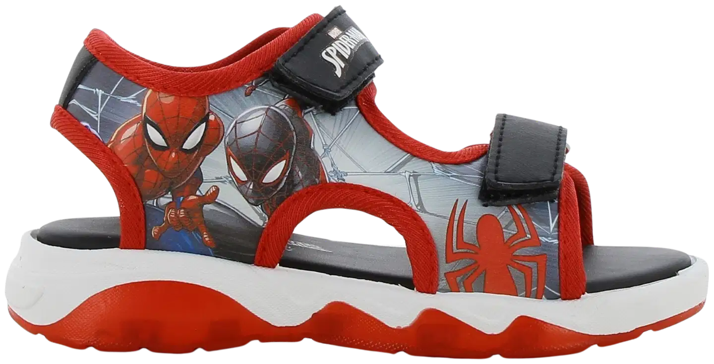 Spider-Man lasten vilkkusandaalit SP014805 - BLACK/RED