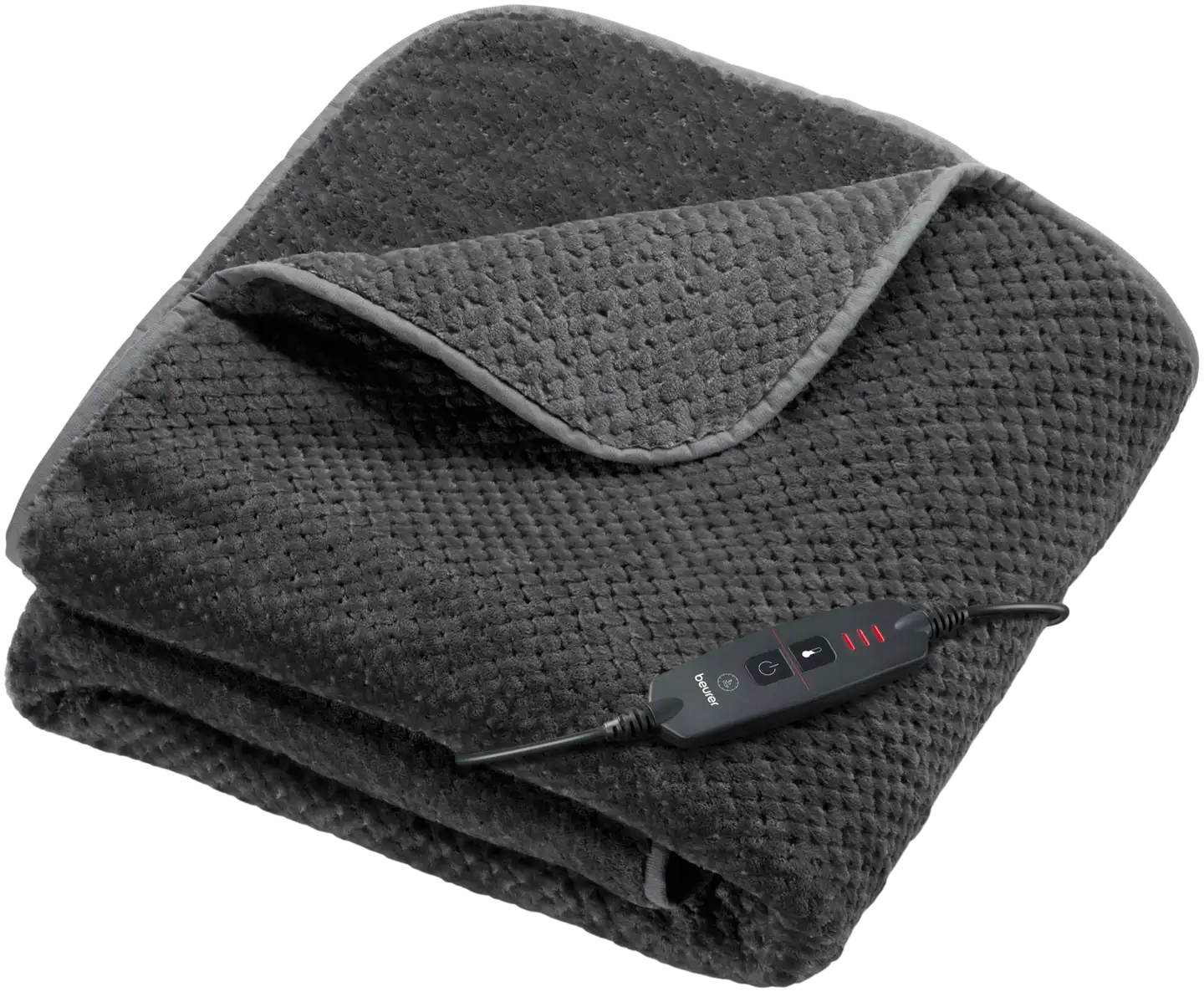 Beurer HD65 lämpöpeite, tumman harmaa - 1