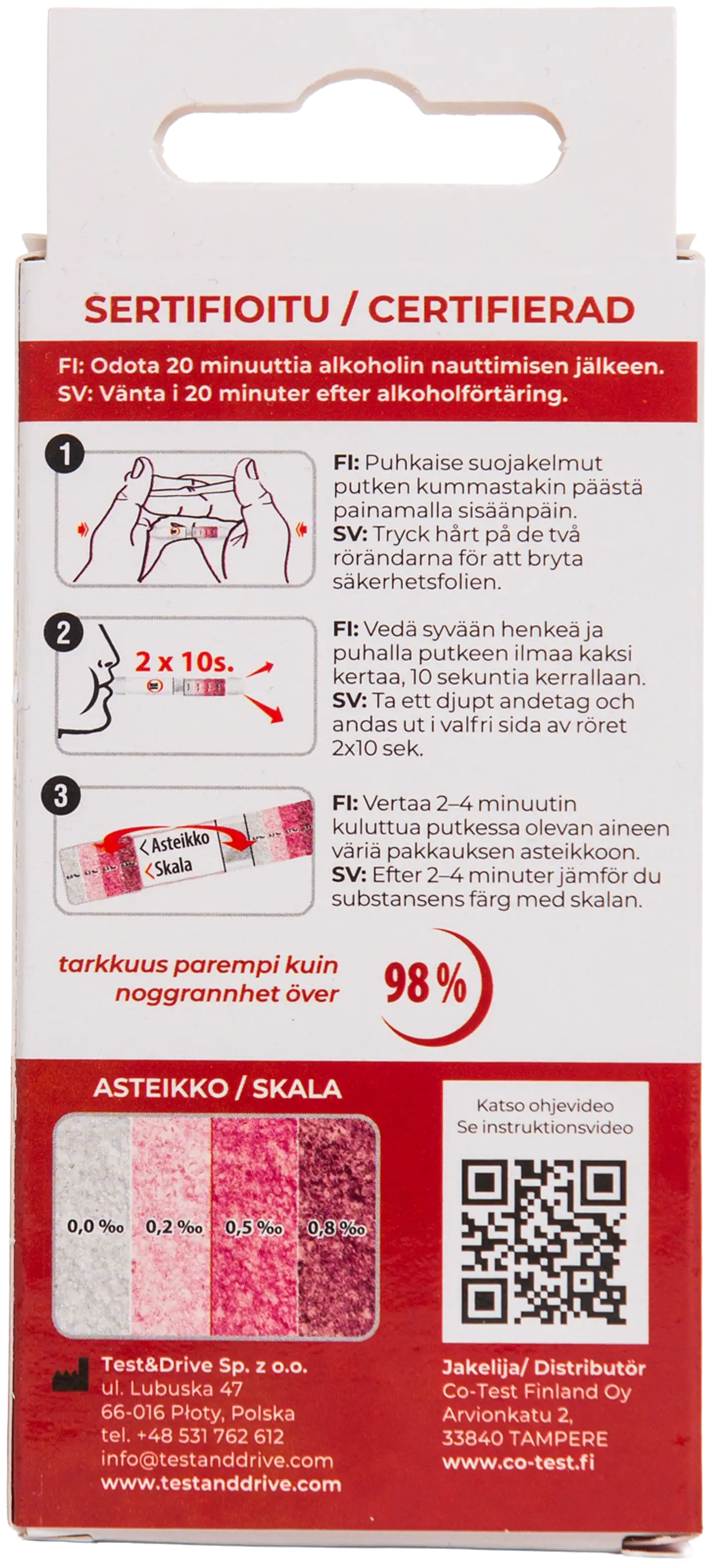 Co-Test Alkotest 1 kpl - 2