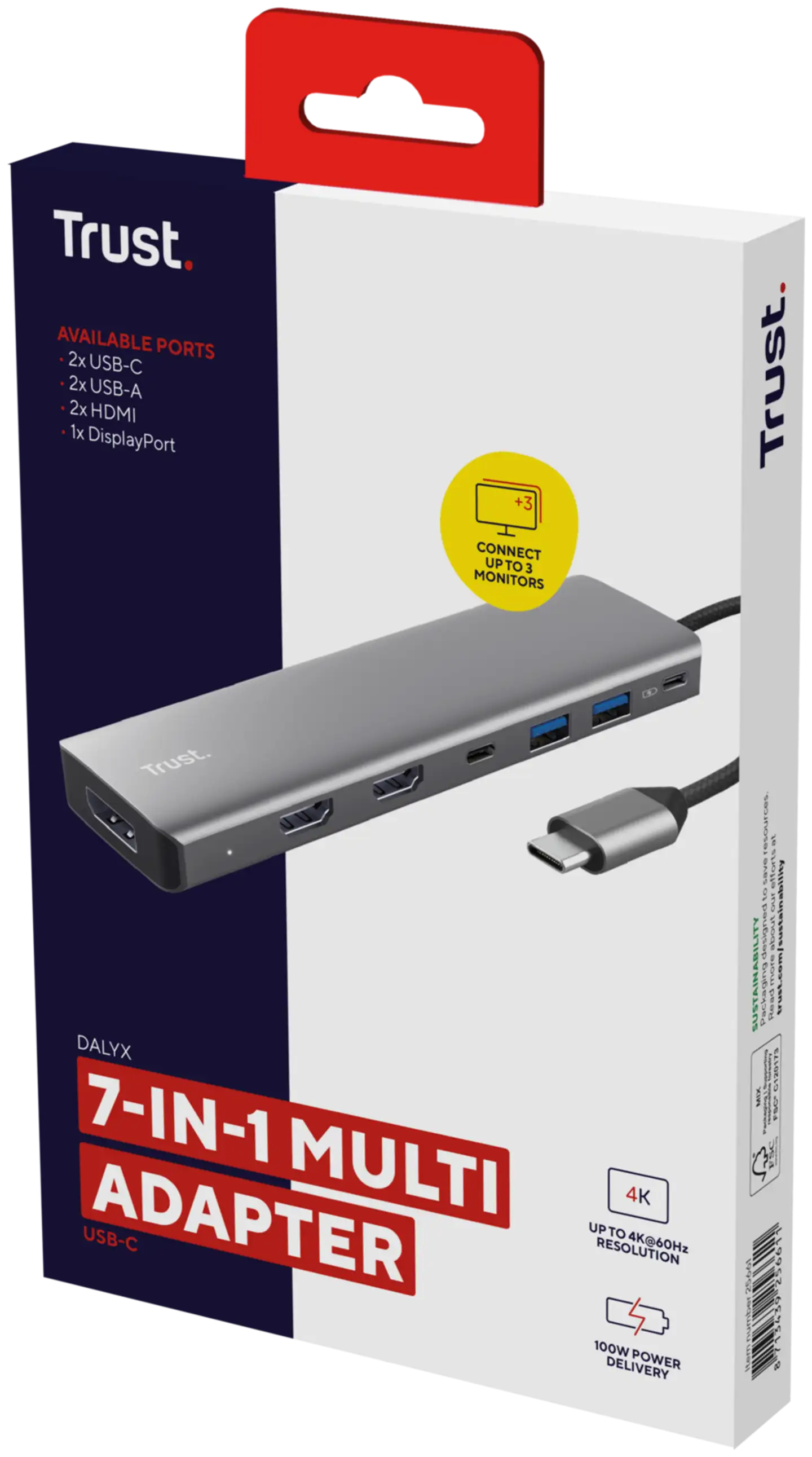 Trust Dalyx 7in1 adapteri - 6