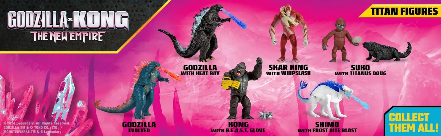 MonsterVerse figuurit 15 cm, erilaisia - 1