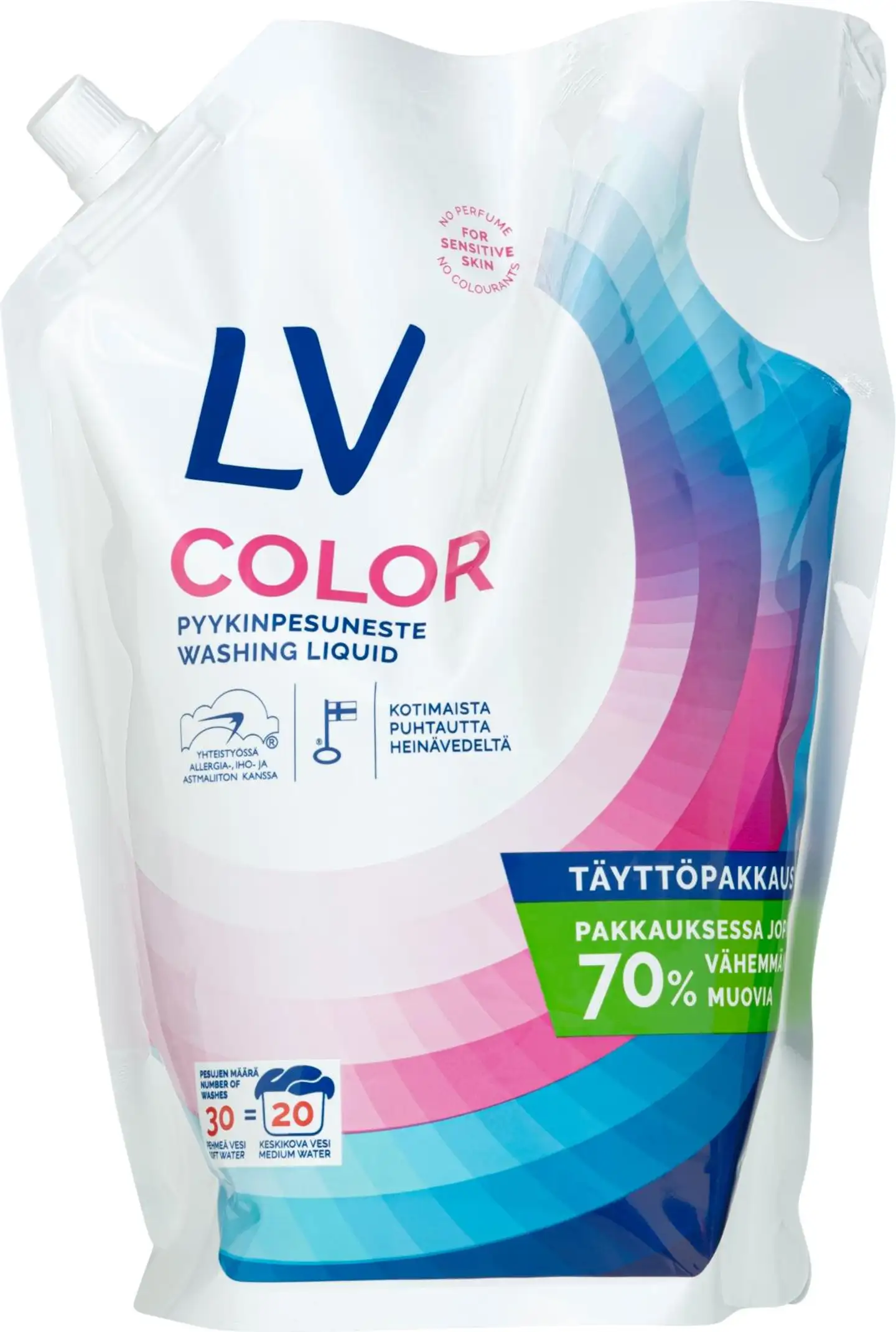 LV 1,5l Color pyykinpesuneste täyttöpussi