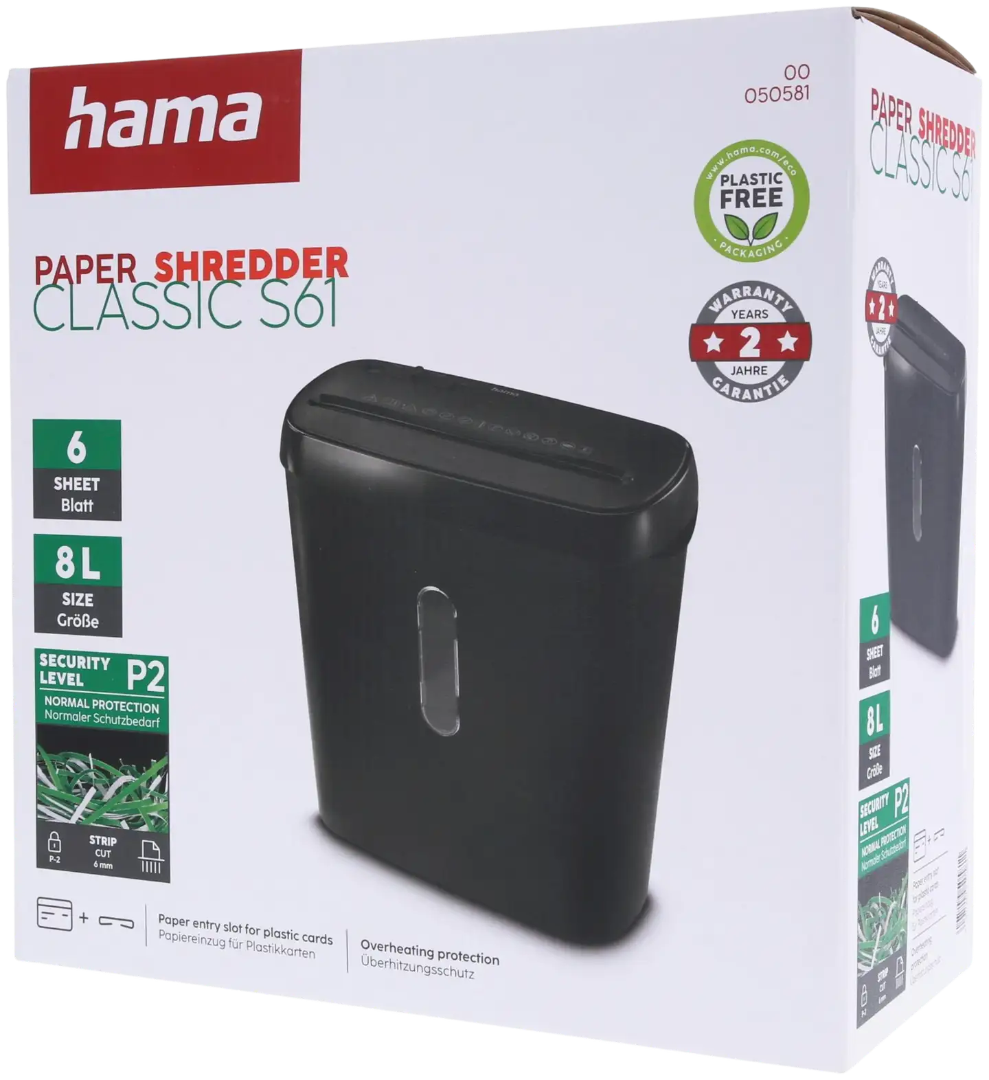 Hama Paperisilppuri Classic S61, P2, T2, E2 - 3