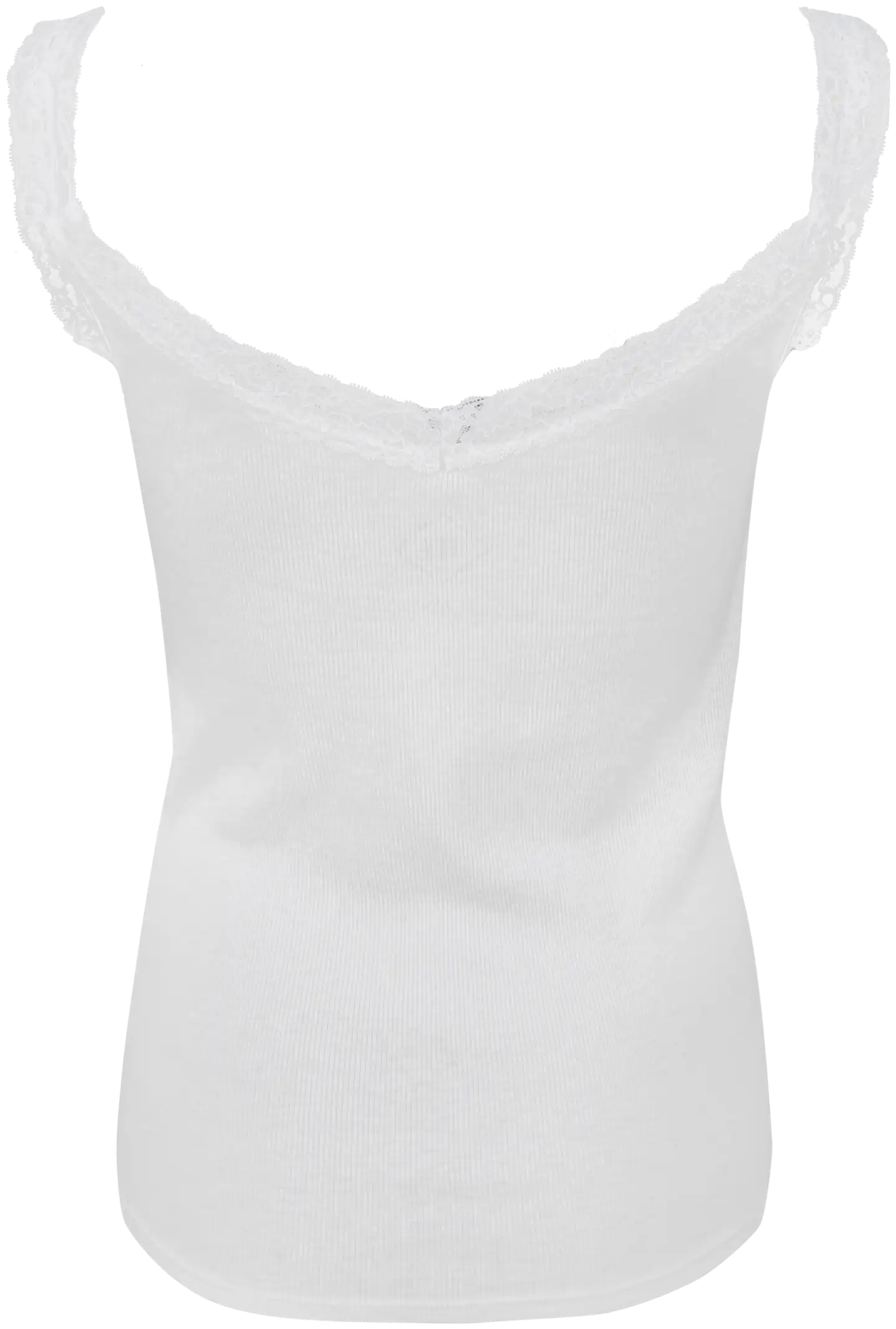 TEX naisten pitsitoppi I807430 - WHITE 1 - 2