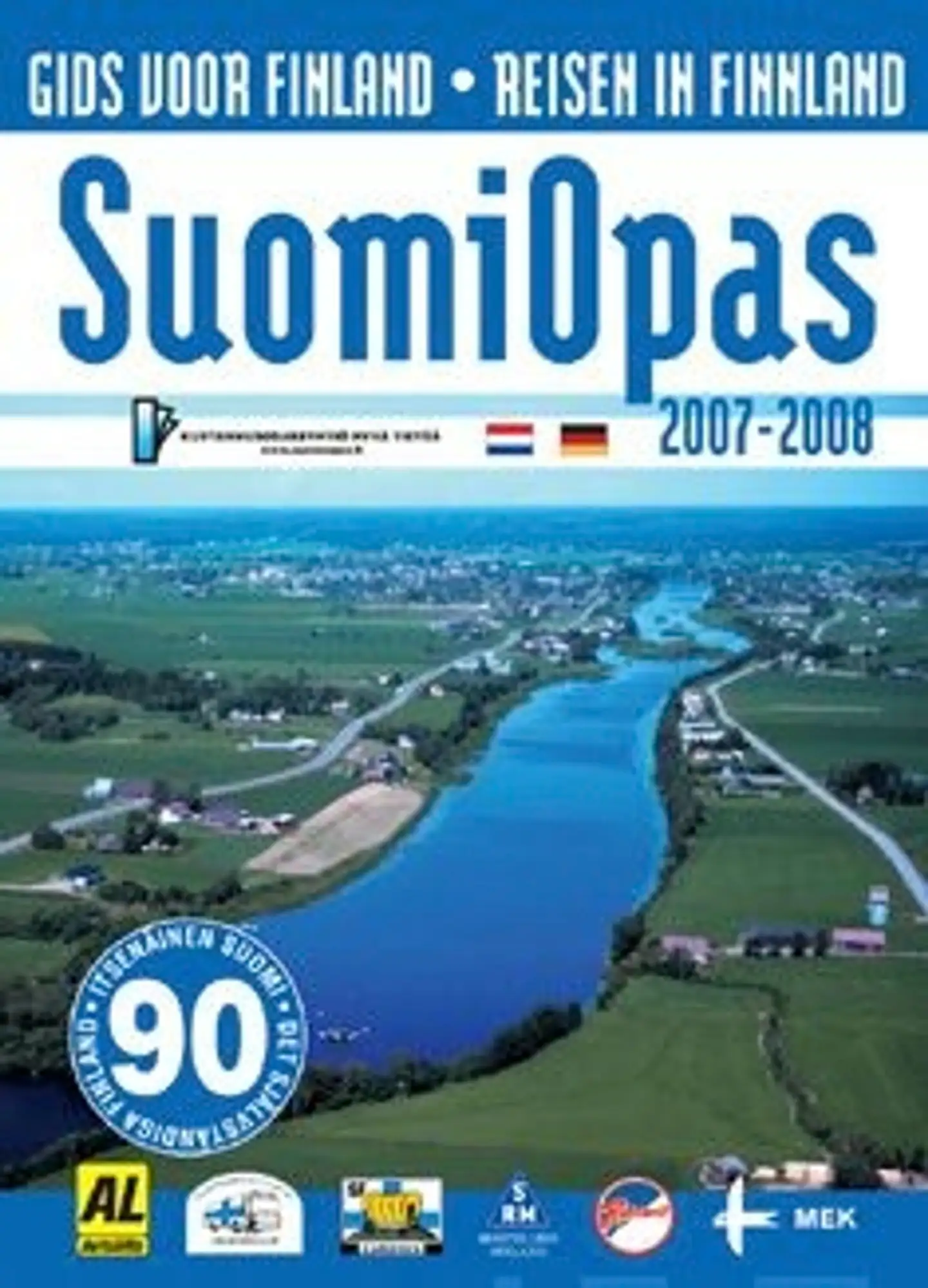 SuomiOpas 2007-2008 (saksa-hollanti, kirja+tiekartasto 1:300000)