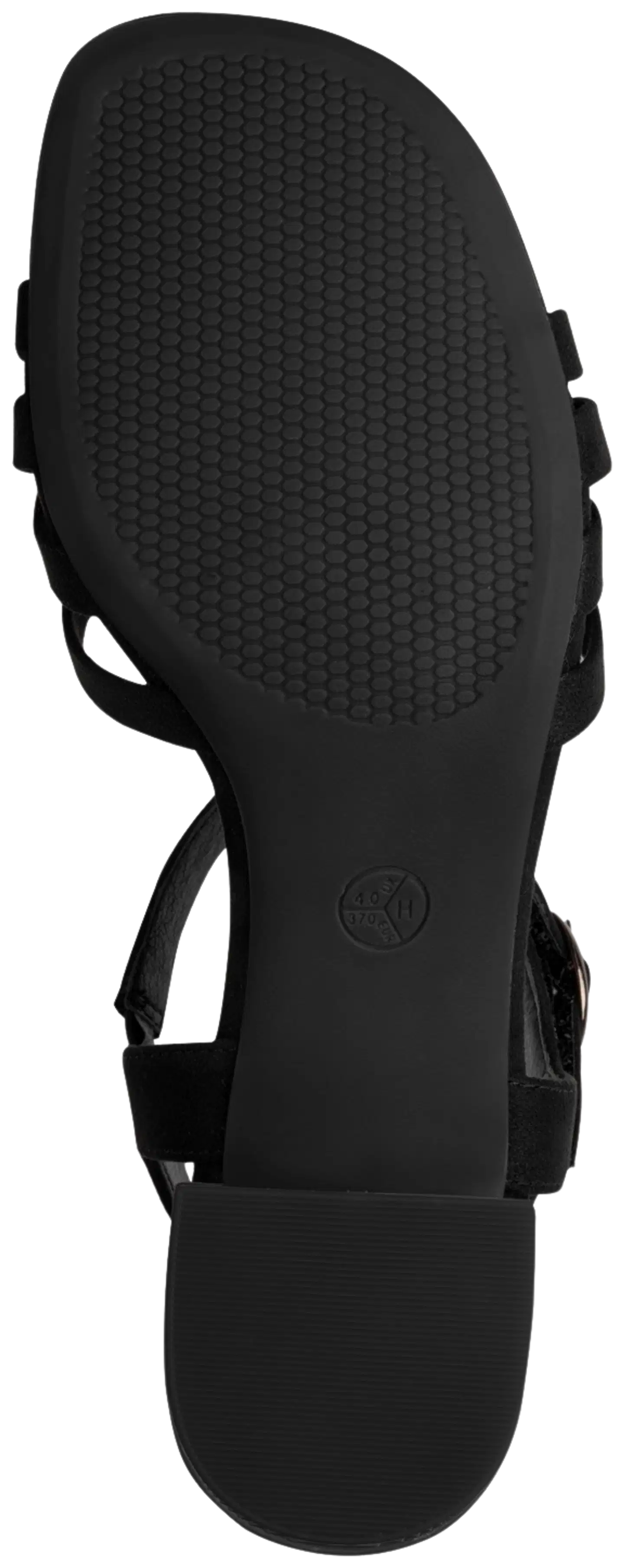 Jana shoes sandaali, leveä lesti - BLACK - 5