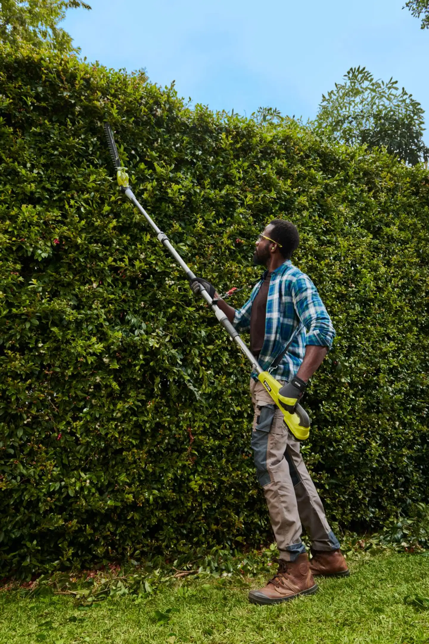 Ryobi 18V pitkävartinen pensasleikkuri 40 cm RY18PHT40A-0 - 9