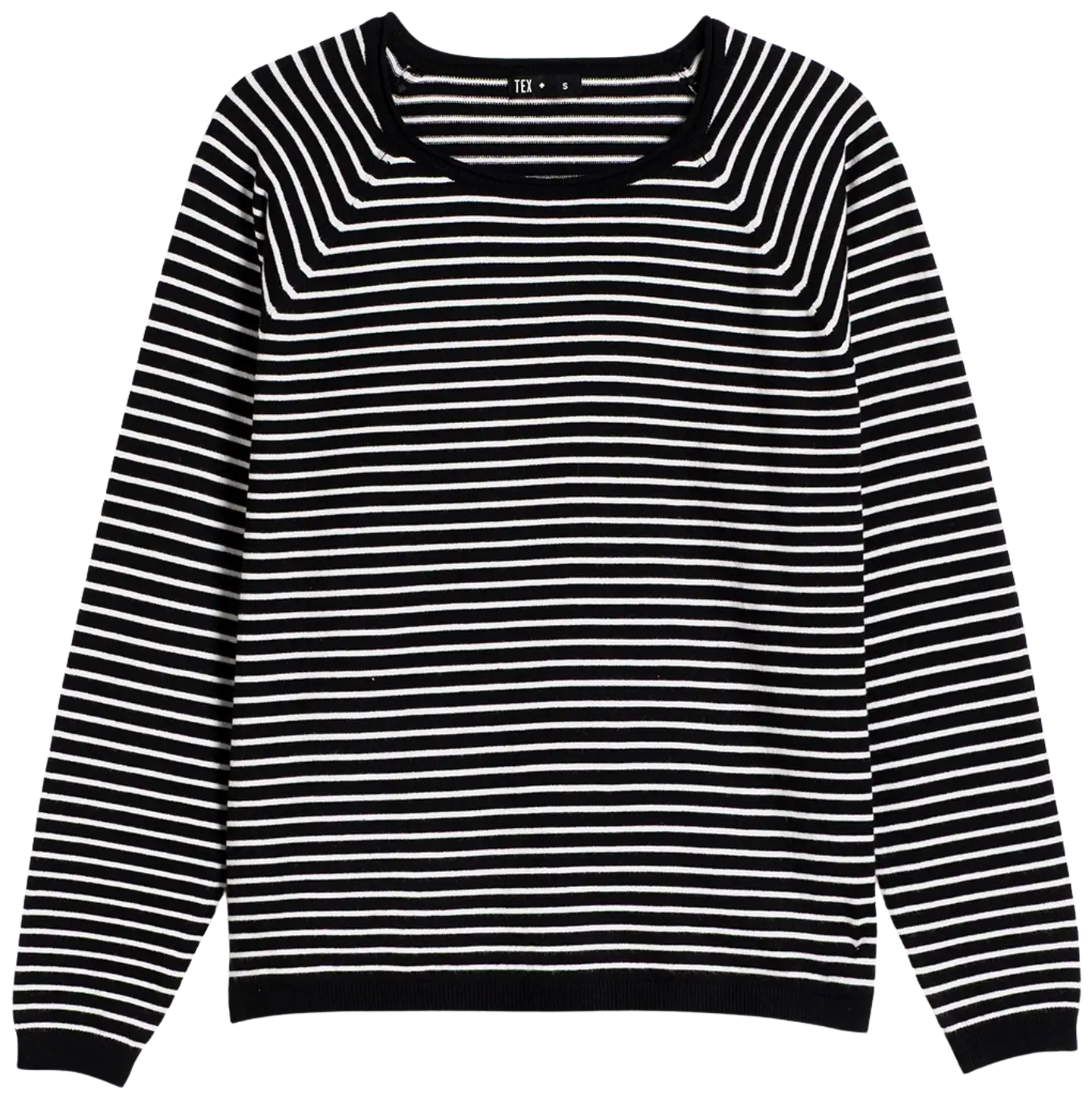 TEX naisten neulepaita I274499 - BLACK 1 - 3