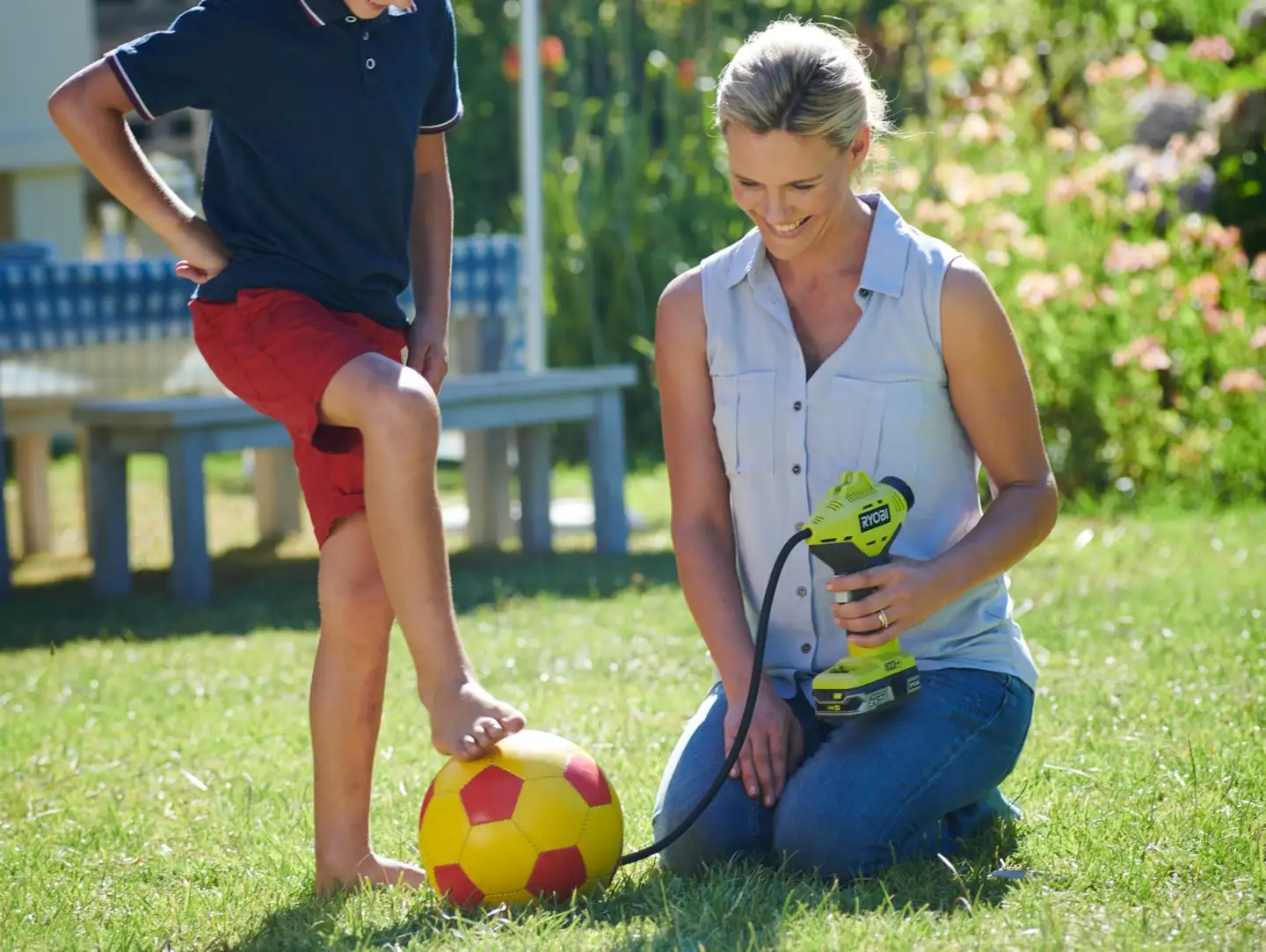 Ryobi 18V akkuilmapumppu R18PI-0 - 3