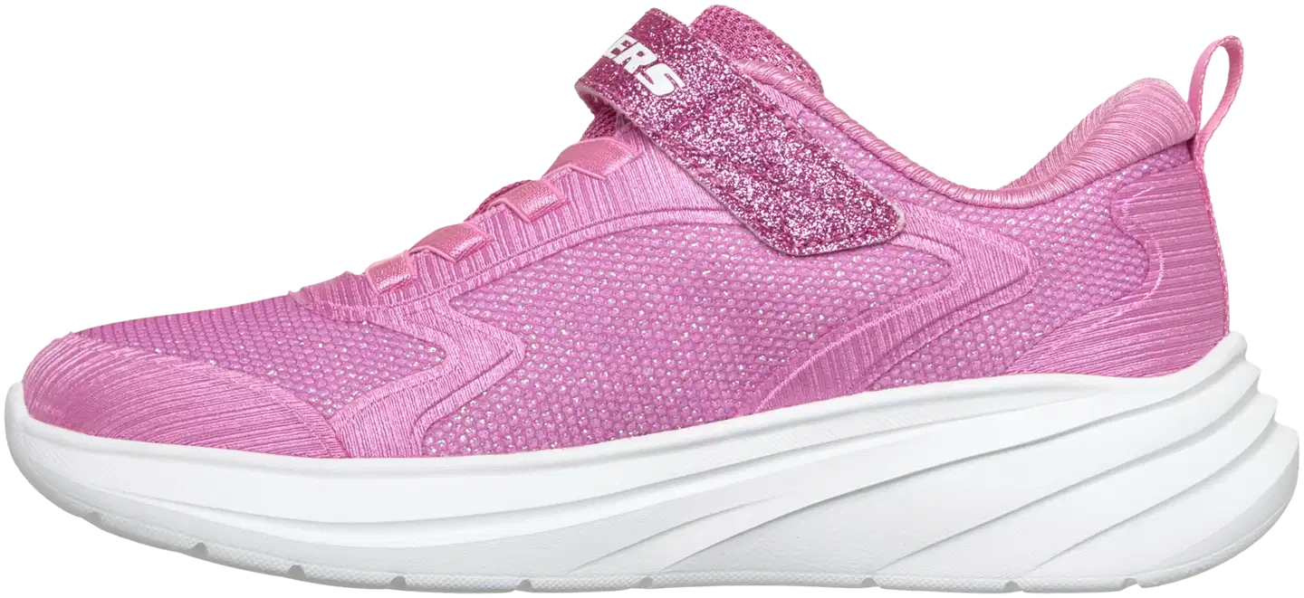 Skechers lasten kimaltava lenkkari tarranauhalla ja venyvillä nauhoilla - Hot Pink - 3