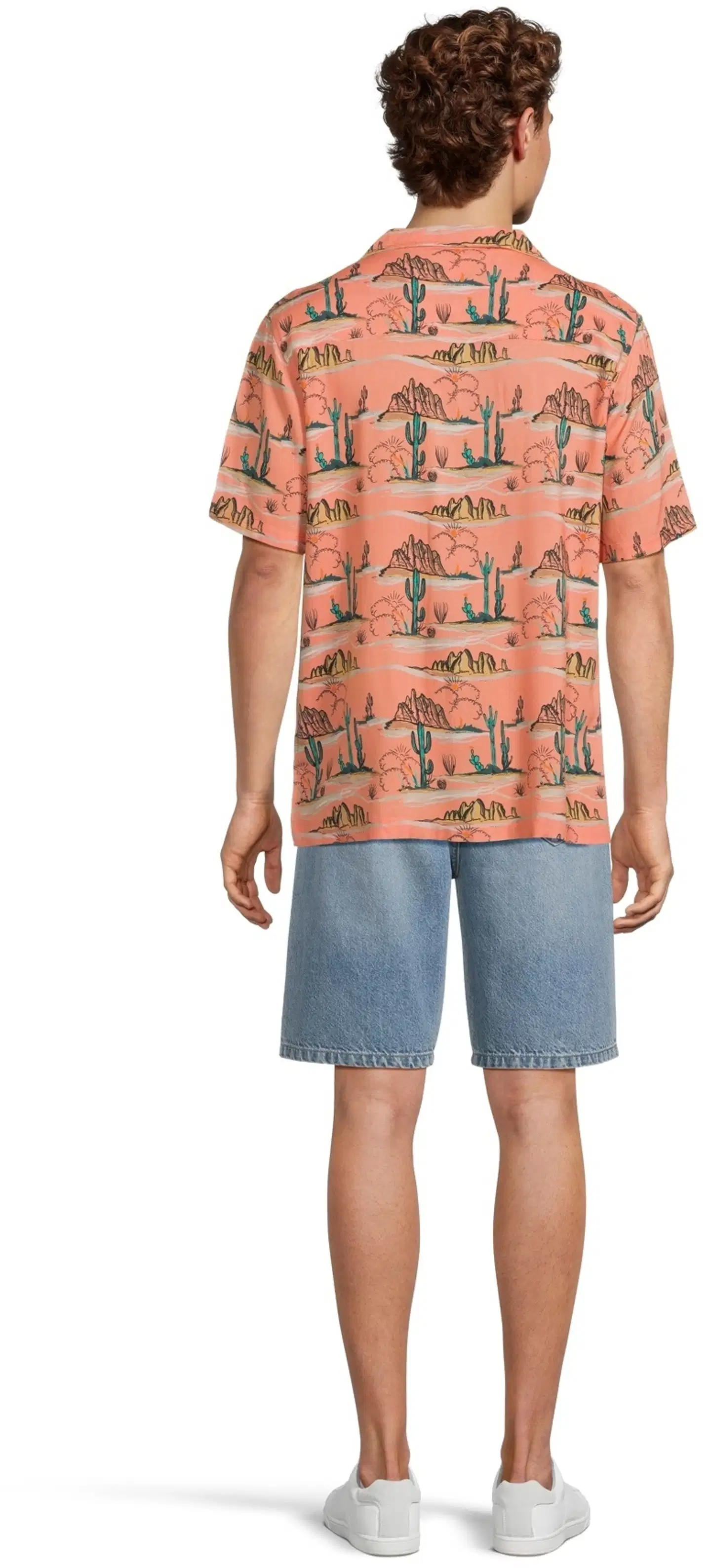 WKLY. miesten Hawaii-paita Desert Cowboy 194W152611 - Dusty orange - 3