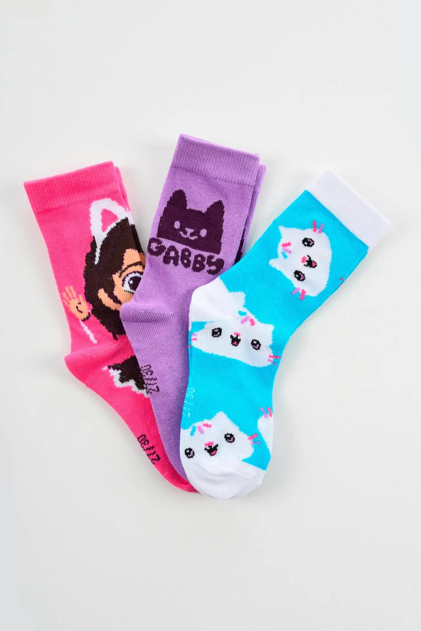 Gabby's Dollhouse lasten laadukas sukka 3 paria - Pack 1 - 3