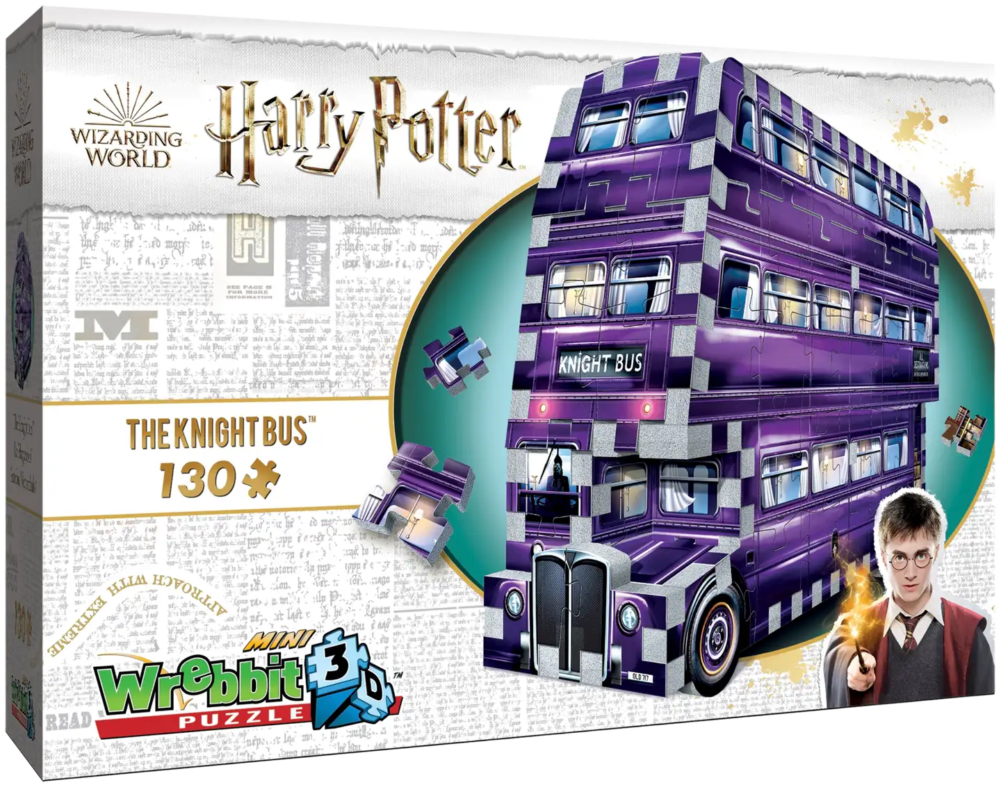 Wrebbit Harry Potter Knight Bus mini 3D-palapeli - 3