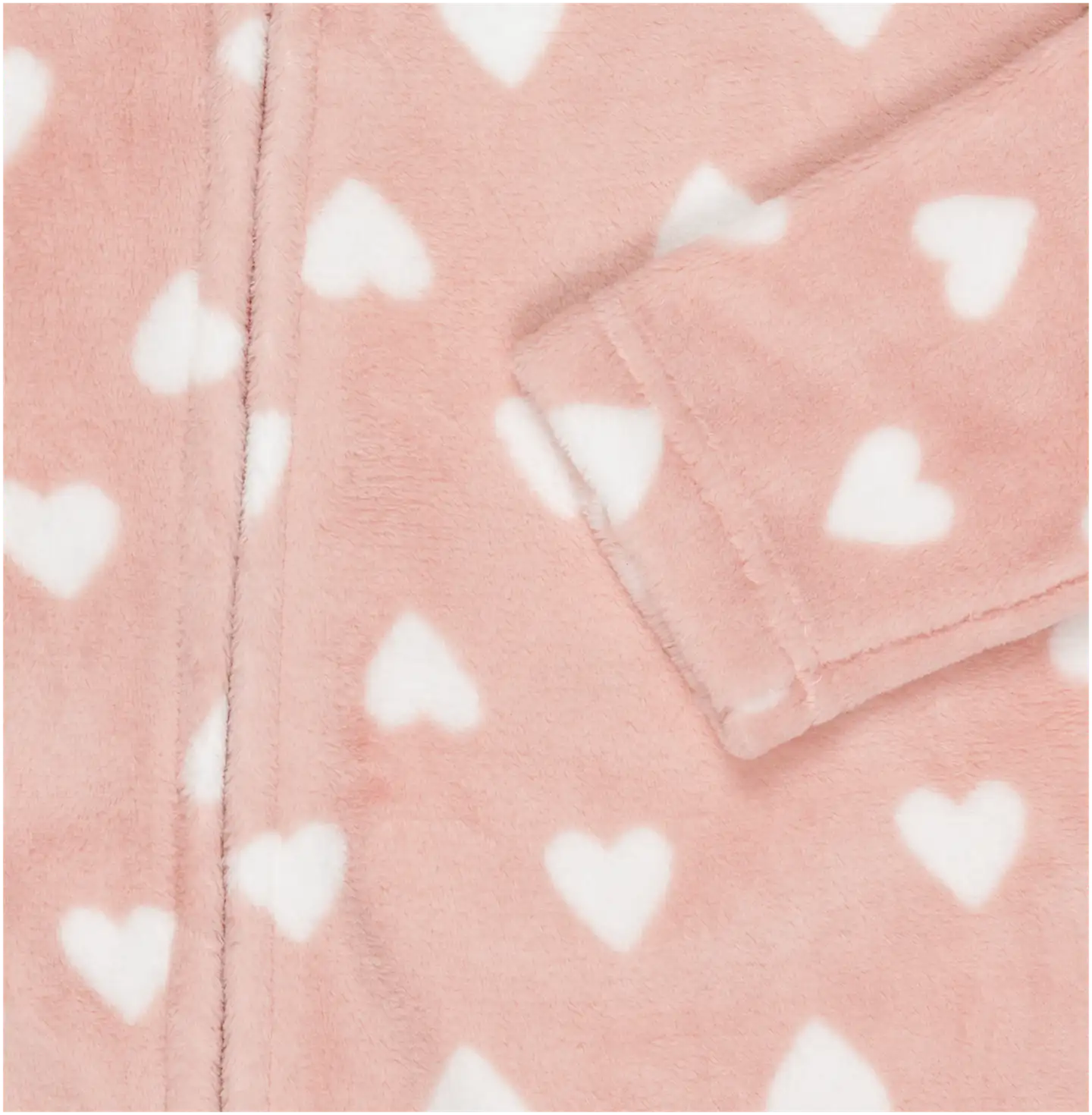 TEX BASIC vauvojen potkupuku fleece Sydän - PINK 3 - 3