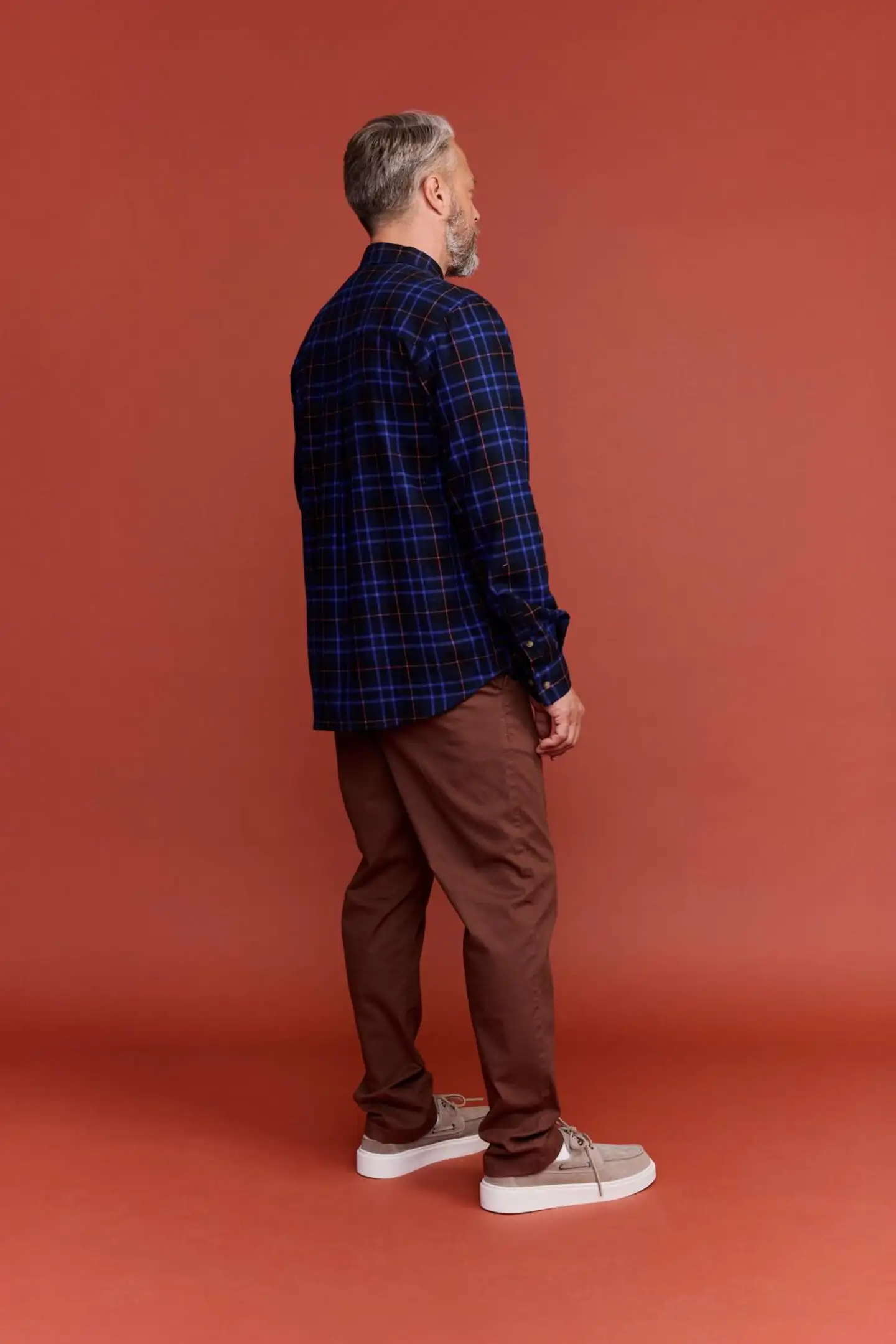 Finlayson miesten flanellipaita Tartaani - Dark blue check - 4