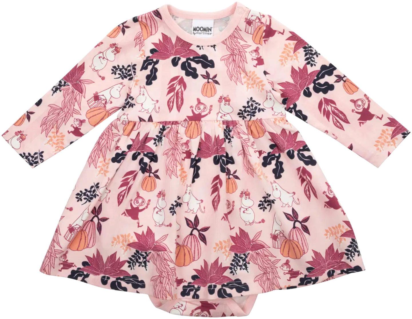 Muumi vauvojen bodymekko Kurpitsa 592421 - roosa - 1