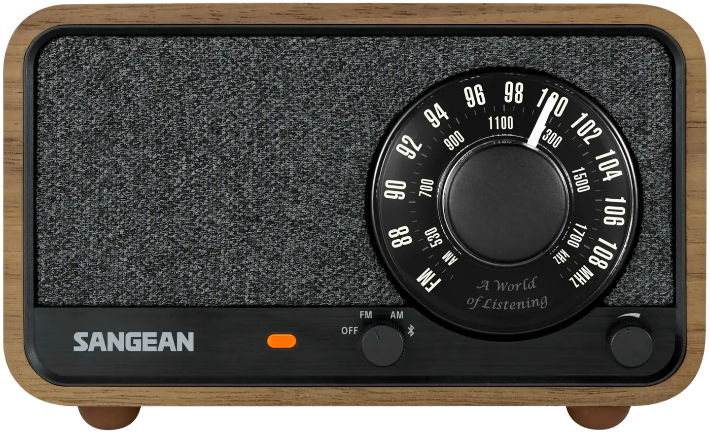Sangean WR-8 Bluetooth pöytäradio, pähkinä - 3