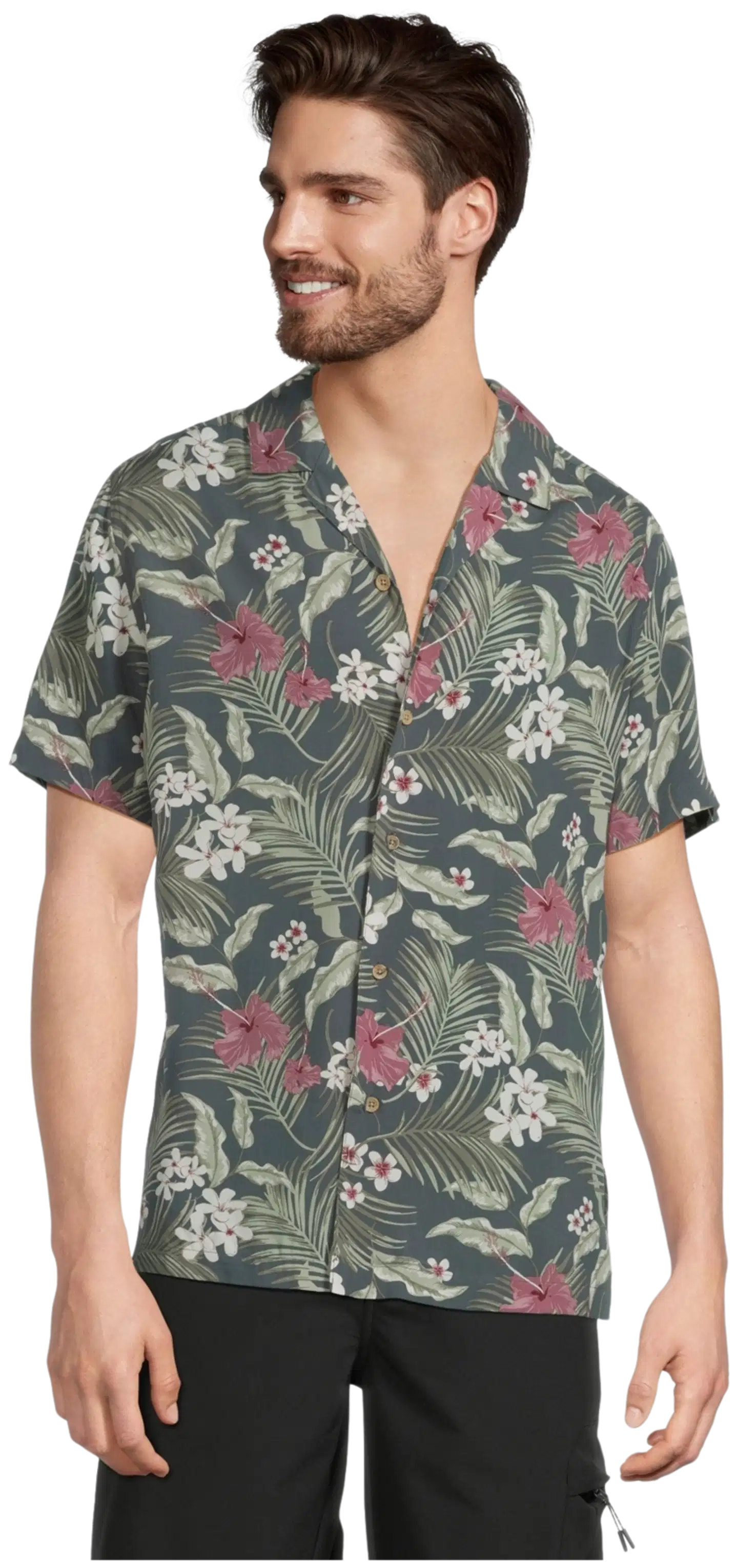TEX miesten kesäpaita I275362 - KHAKI DARK - 1