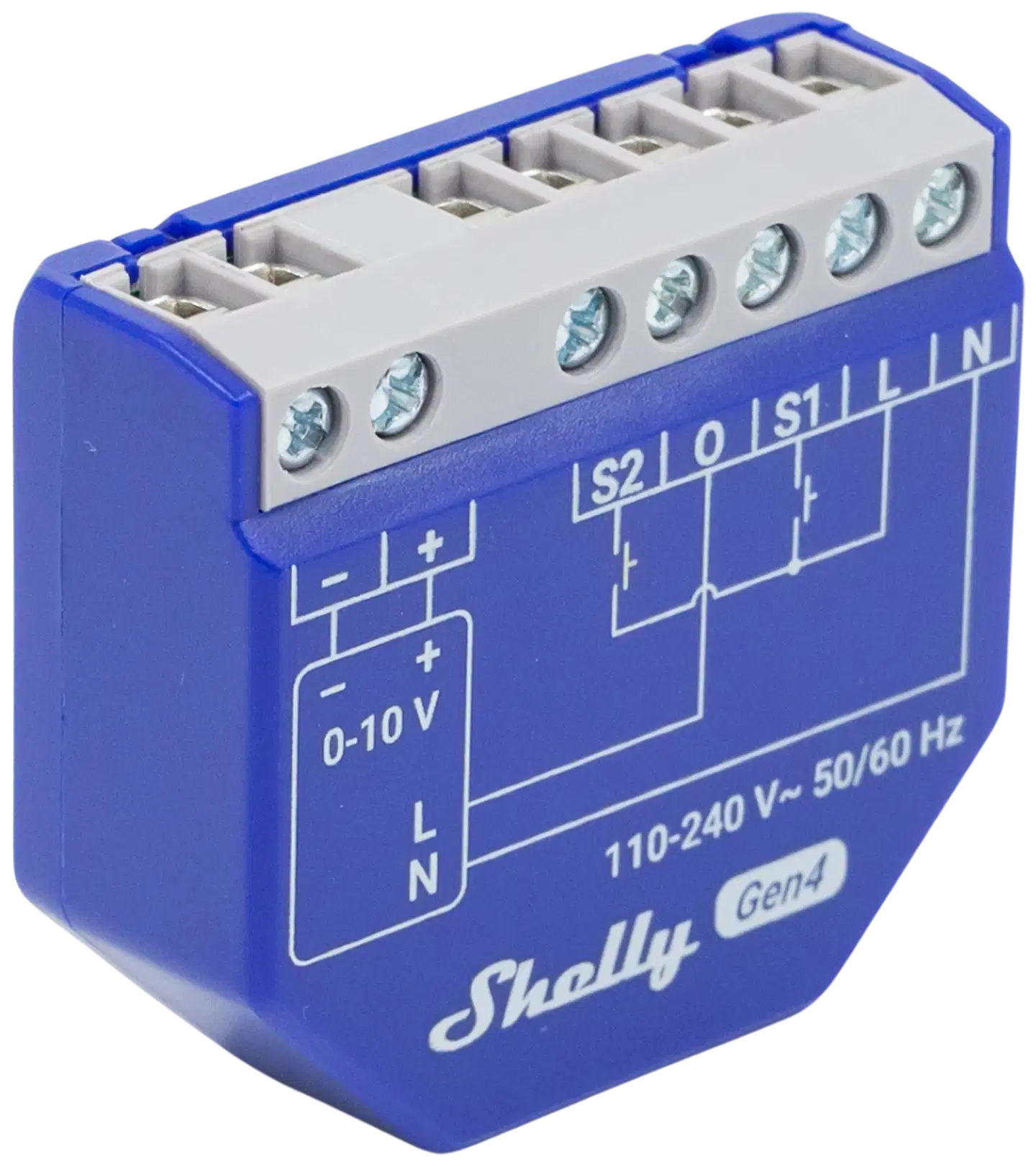 Shelly Dimmer 0/1-10V PM Gen4 - WiFi- ja Zigbee 0-10 V -ohjain - 2