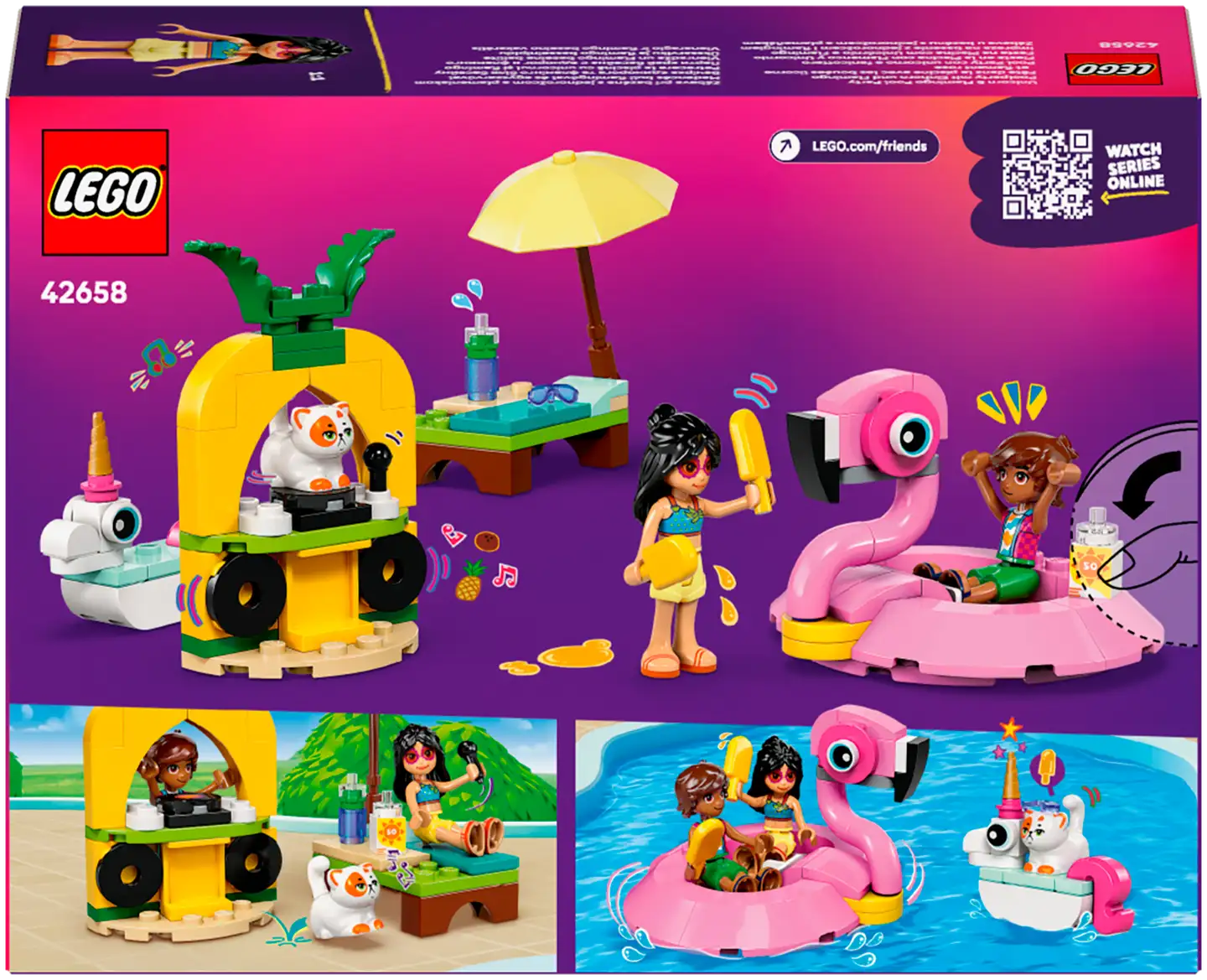LEGO® Friends 42658 Allasbileet – Yksisarvinen ja flamingo - 3